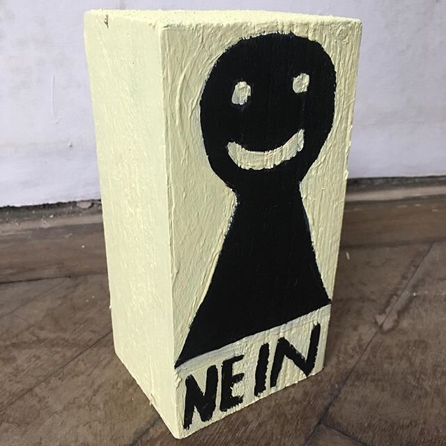 NEIN 
Acrylic on wood
2020