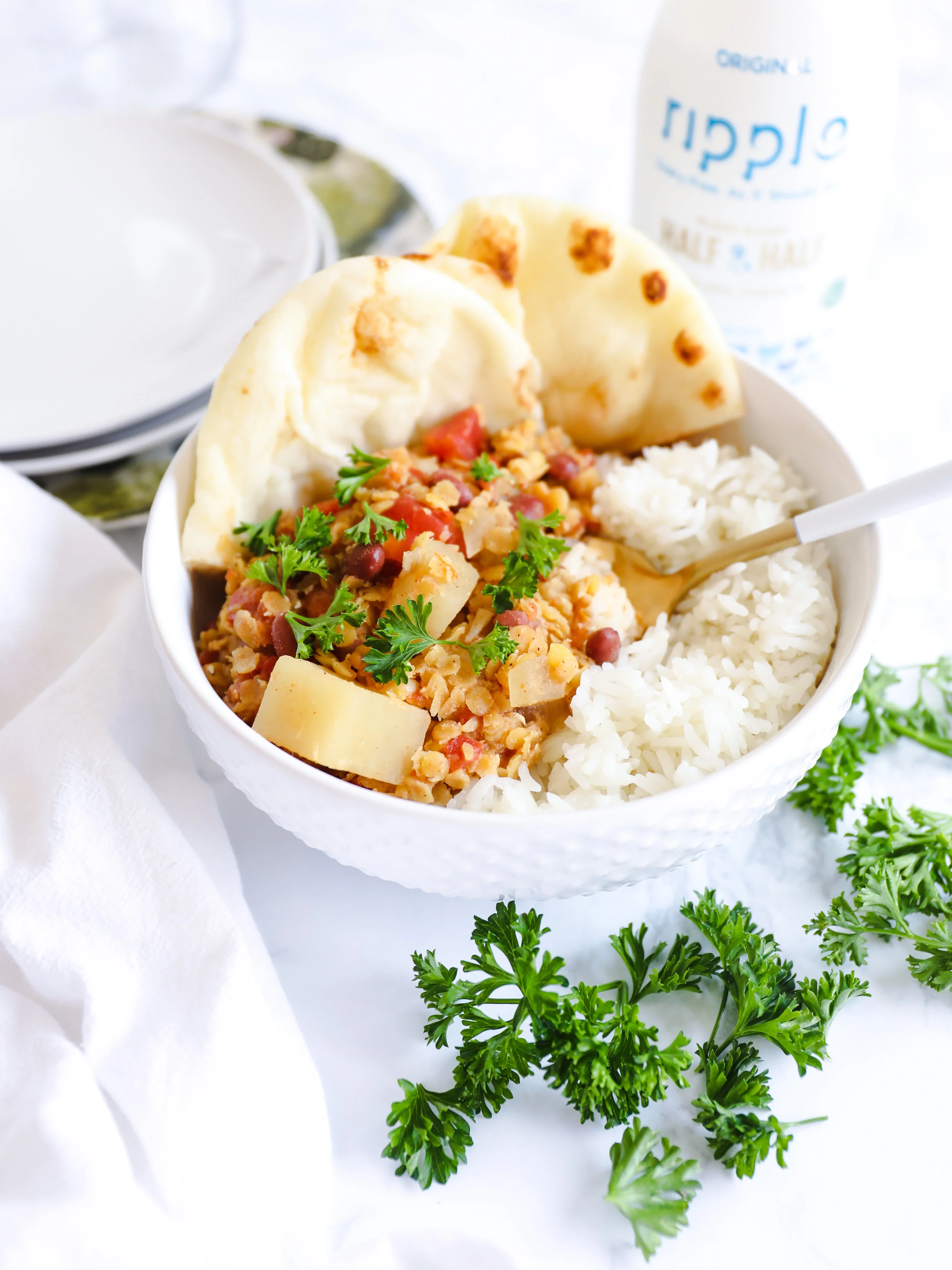 Slow Cooker Madras Lentils