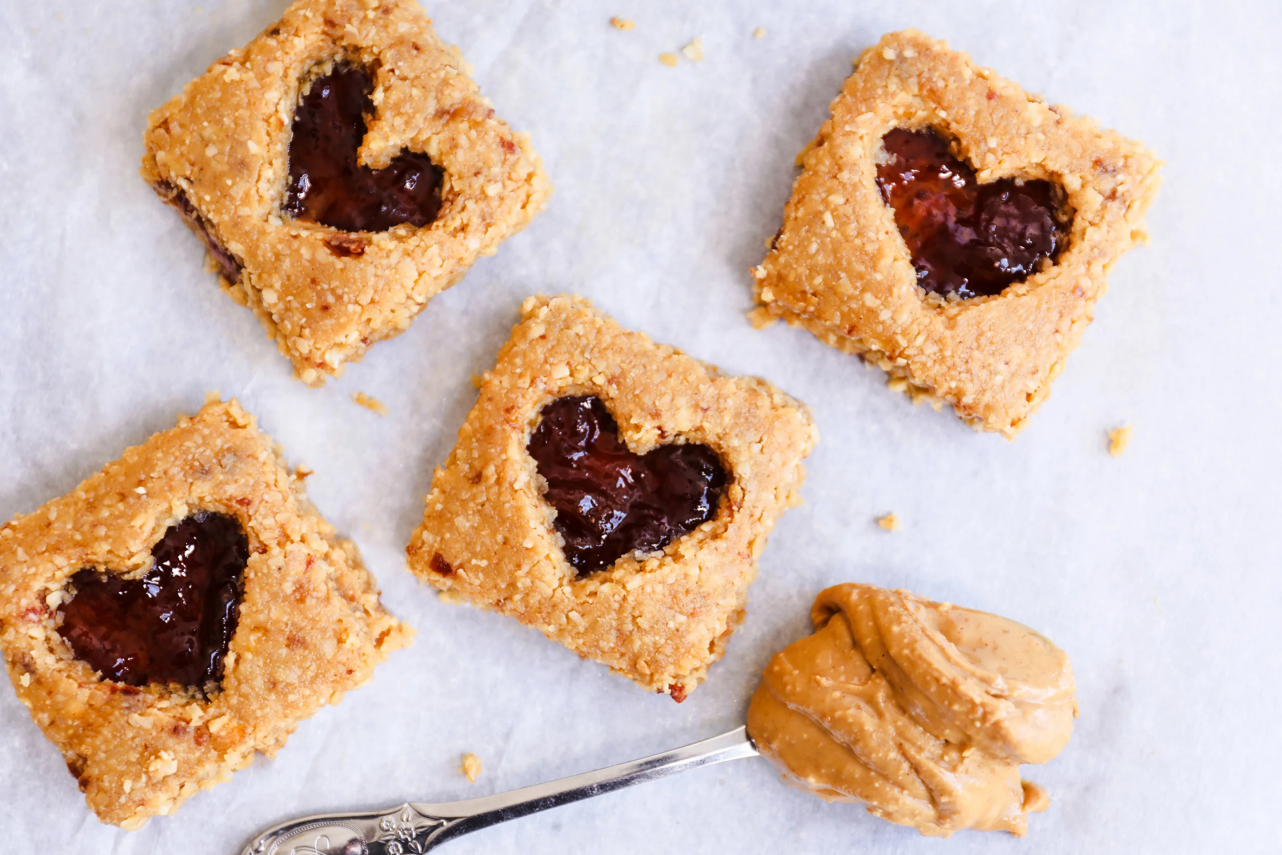 No-Bake PB&amp;J Bars
