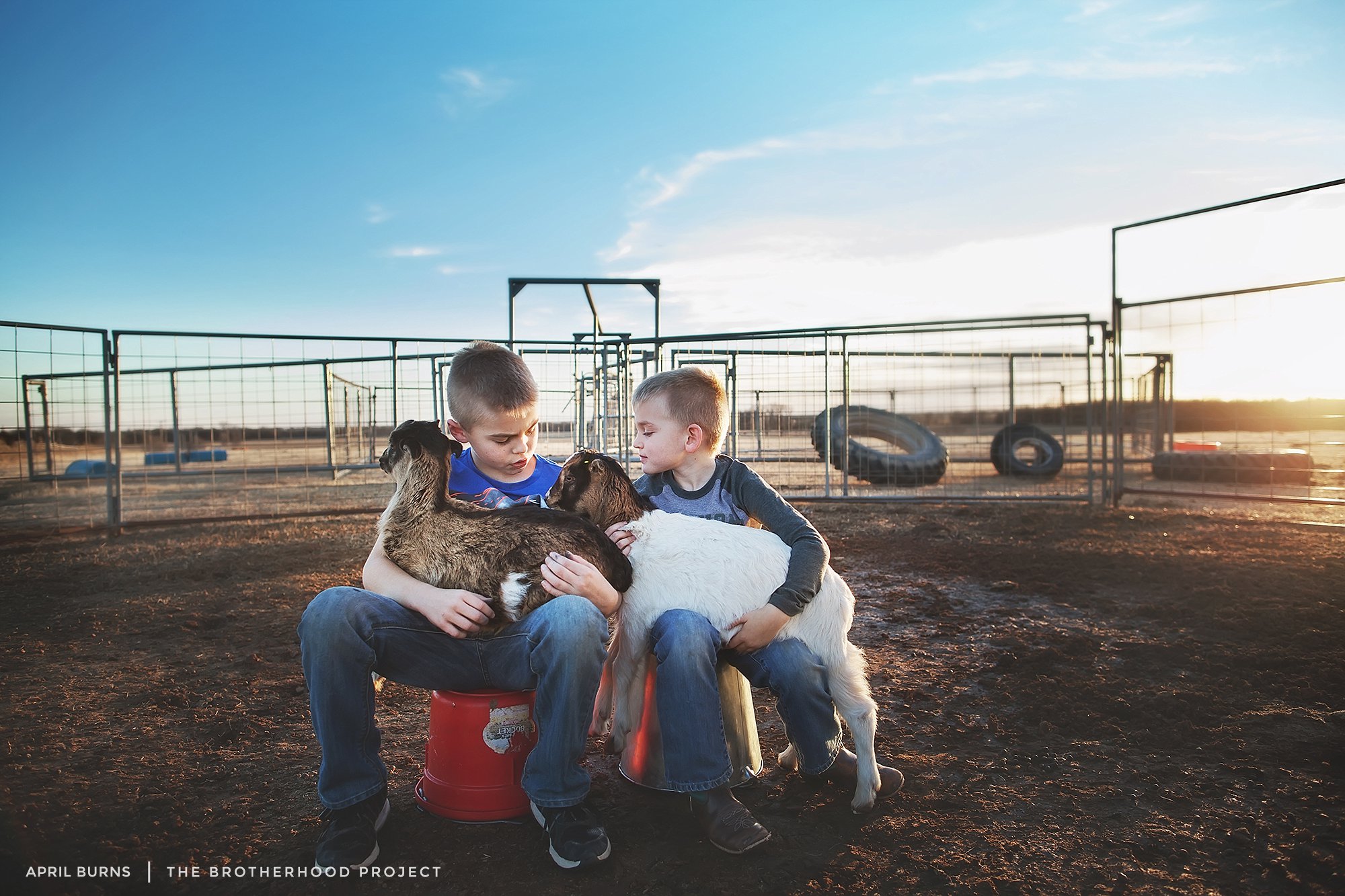 At times you both become frustrated because it is your responsibility to take care of our goats. It is such an amazing learning opportunity for both of you to have chores, this is one of the main reasons that we purchased them. I know that someday you will both be thankful that you grew up on a farm, out in the middle of no where. I love being outside together playing with the baby kids and watching the gorgeous Oklahoma sunsets.