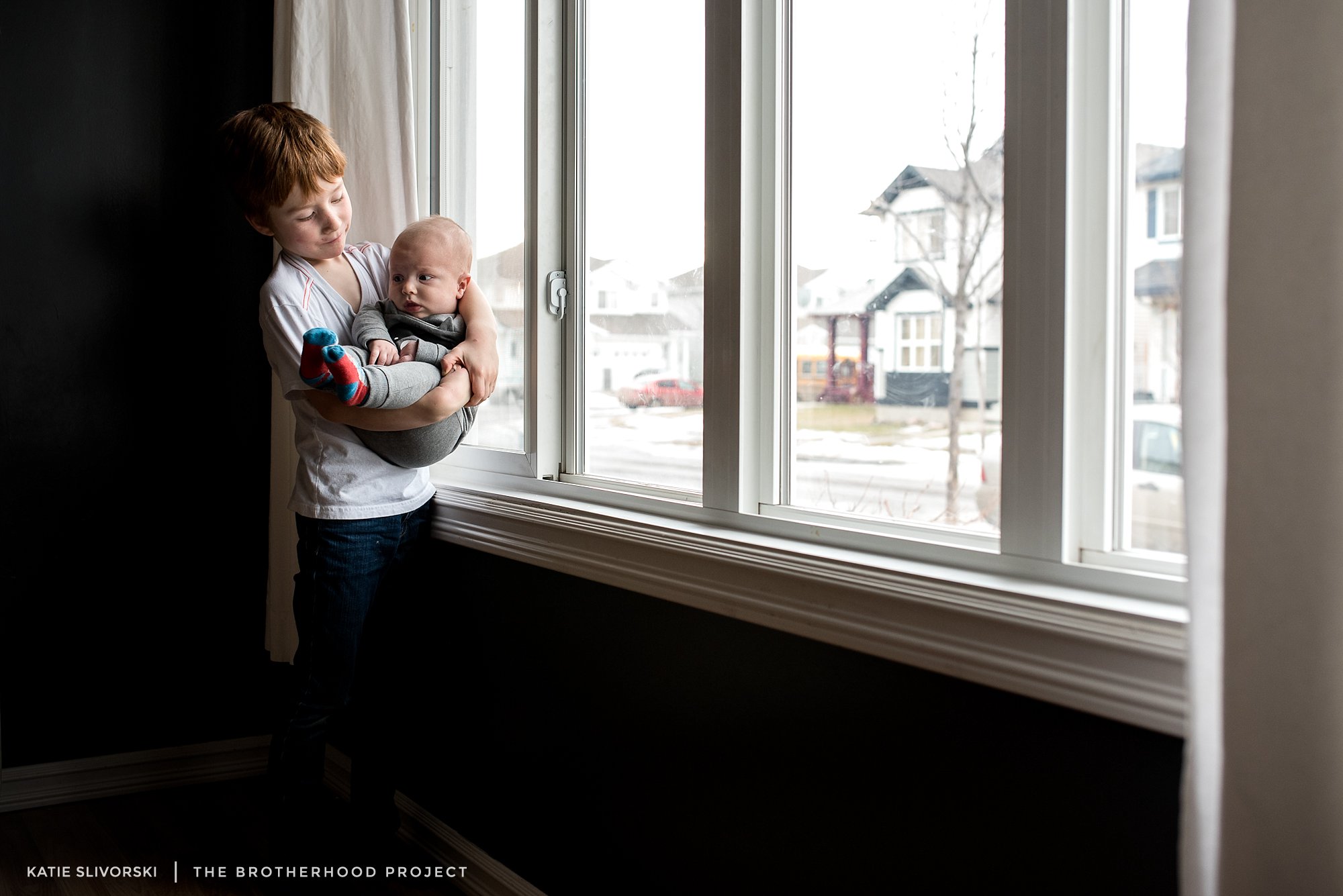 I asked you for this photo, John, because I knew it might be one of the last times this happened. You like to tell me you're going to get stronger so you can continue holding Grant in your arms, but he's already 16 pounds, and only going to get bigger.