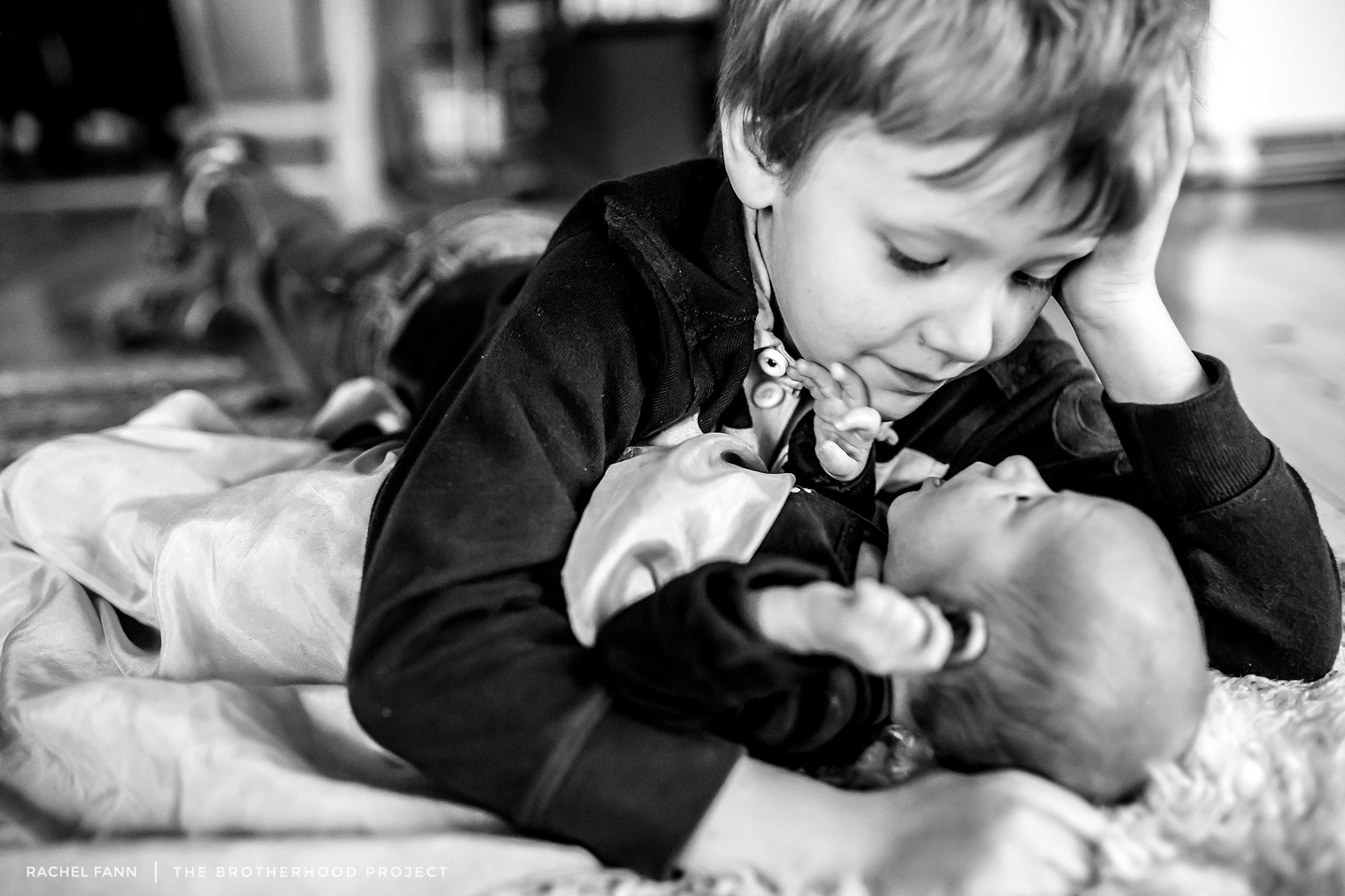 My oldest boy and my youngest boy. How I’ve loved watching your relationship unfold. My sweet older boy, you have always been the kindest, most selfless person I know. You have always been the one to care for others and to make sure their needs are met, sometimes even before your own. And at six, that’s a very big thing. I love seeing how you’ve embraced a nurturing role with your newest brother. You were the first child to meet him, right as he was born. You helped your father care for me and him until the midwife arrived to care for us. You have been enamored with him ever since that first moment, and judging by the way he looks at you, I’d say the feeling is mutual.