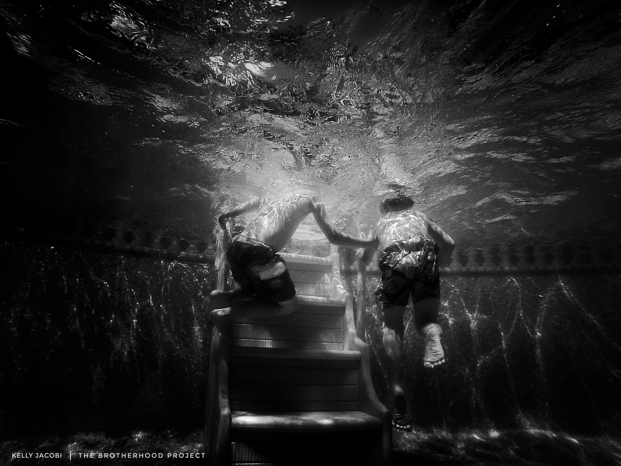 It was the first time your little brother was trying to swim in deep water without his life jacket. You have barely just learned to swim yourself. Yet I watched your first instinct be to reach out for him and make sure he made it to the ladder too. It's not always like this but I'm glad I get to witness moments between you two when it is. My hope is you will always be there for each other wherever life may lead each of you.