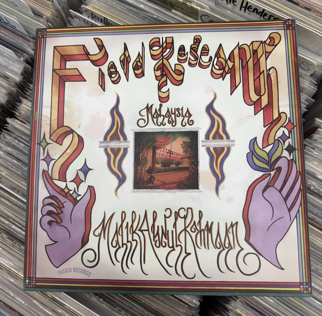 Back jacket design for “Field Research Vol. 1”