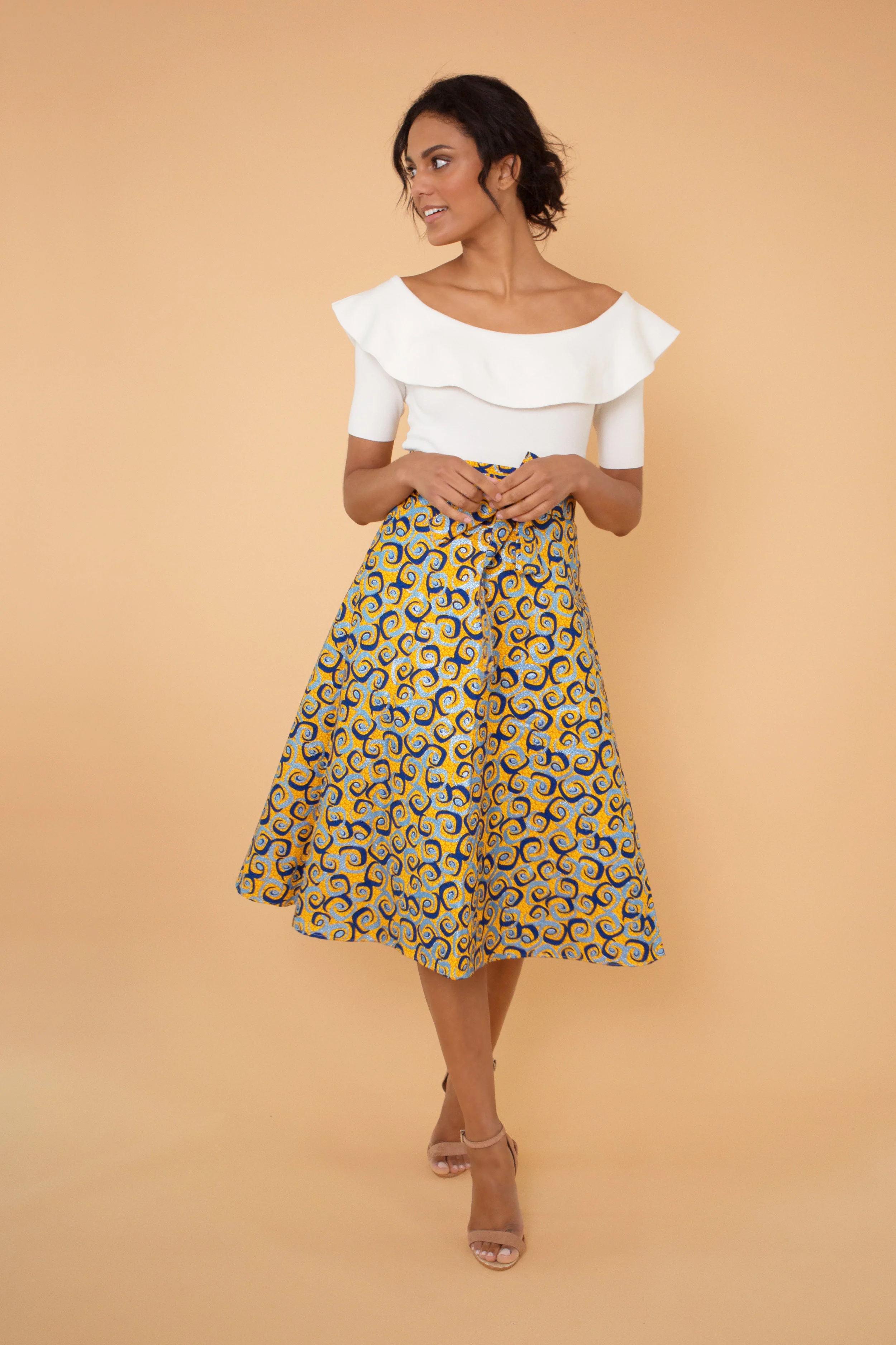 Swirly Whirly Wrap Skirt