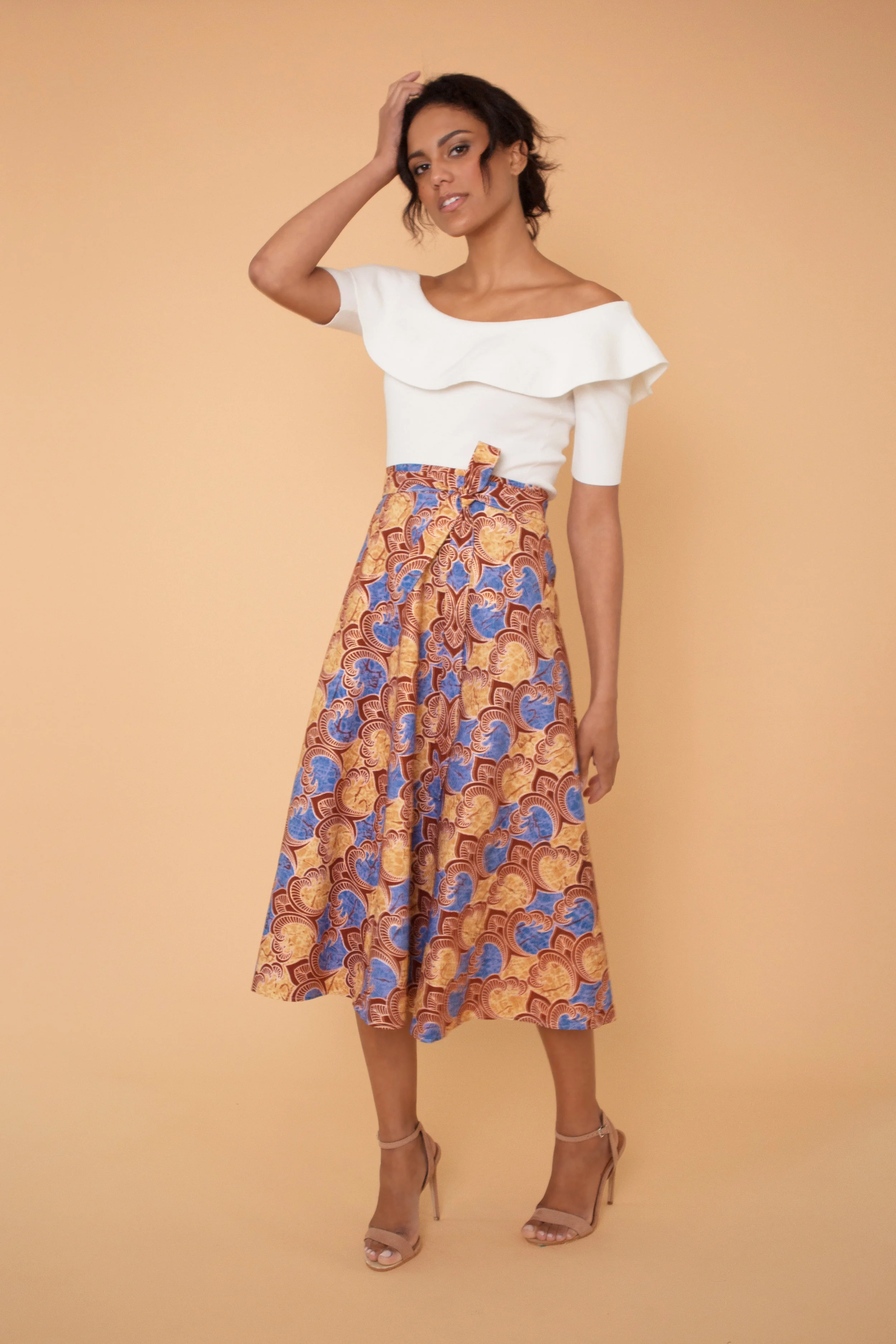 Cloudburst Wrap Skirt