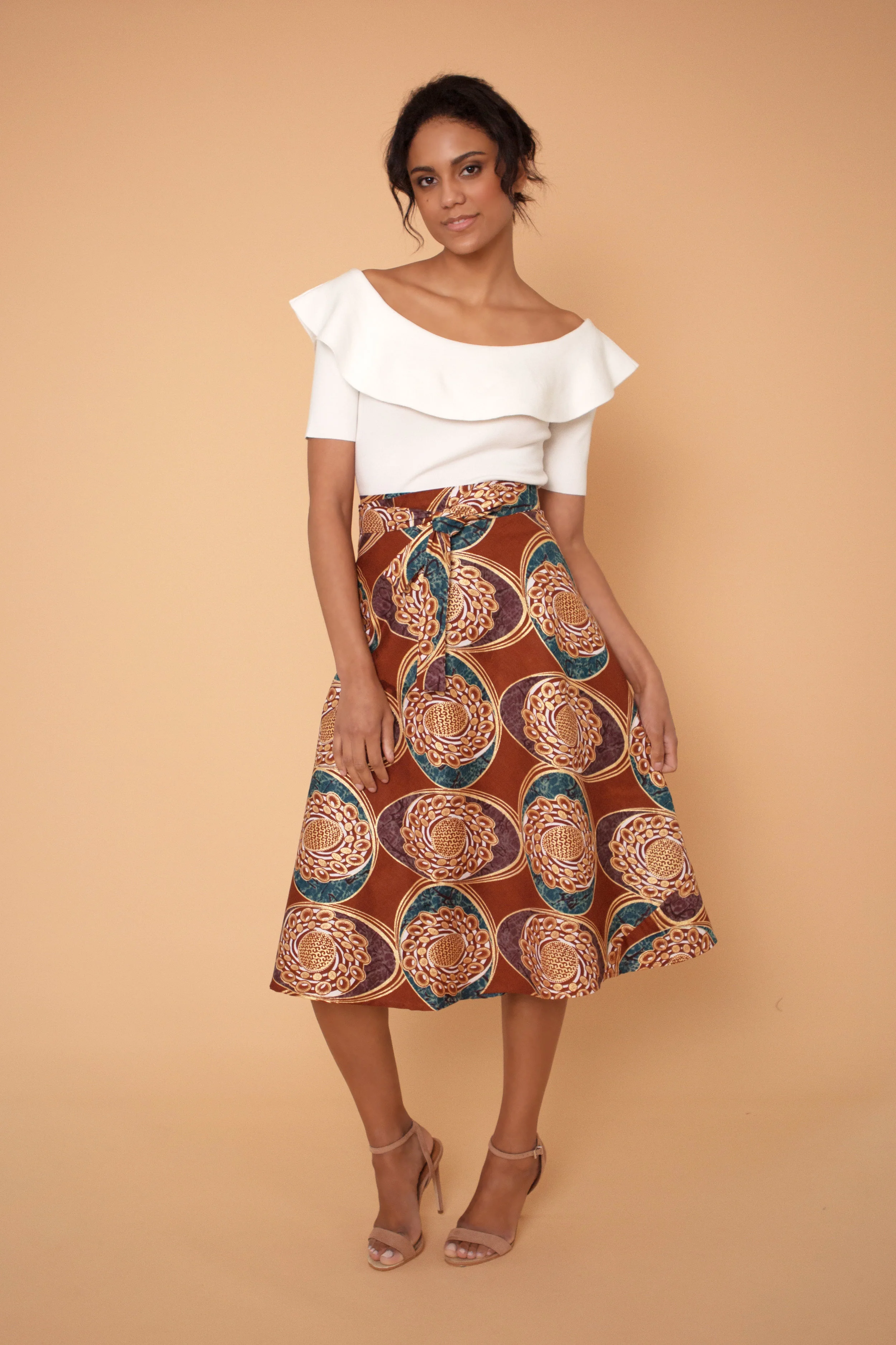 Harvest Time Wrap Skirt