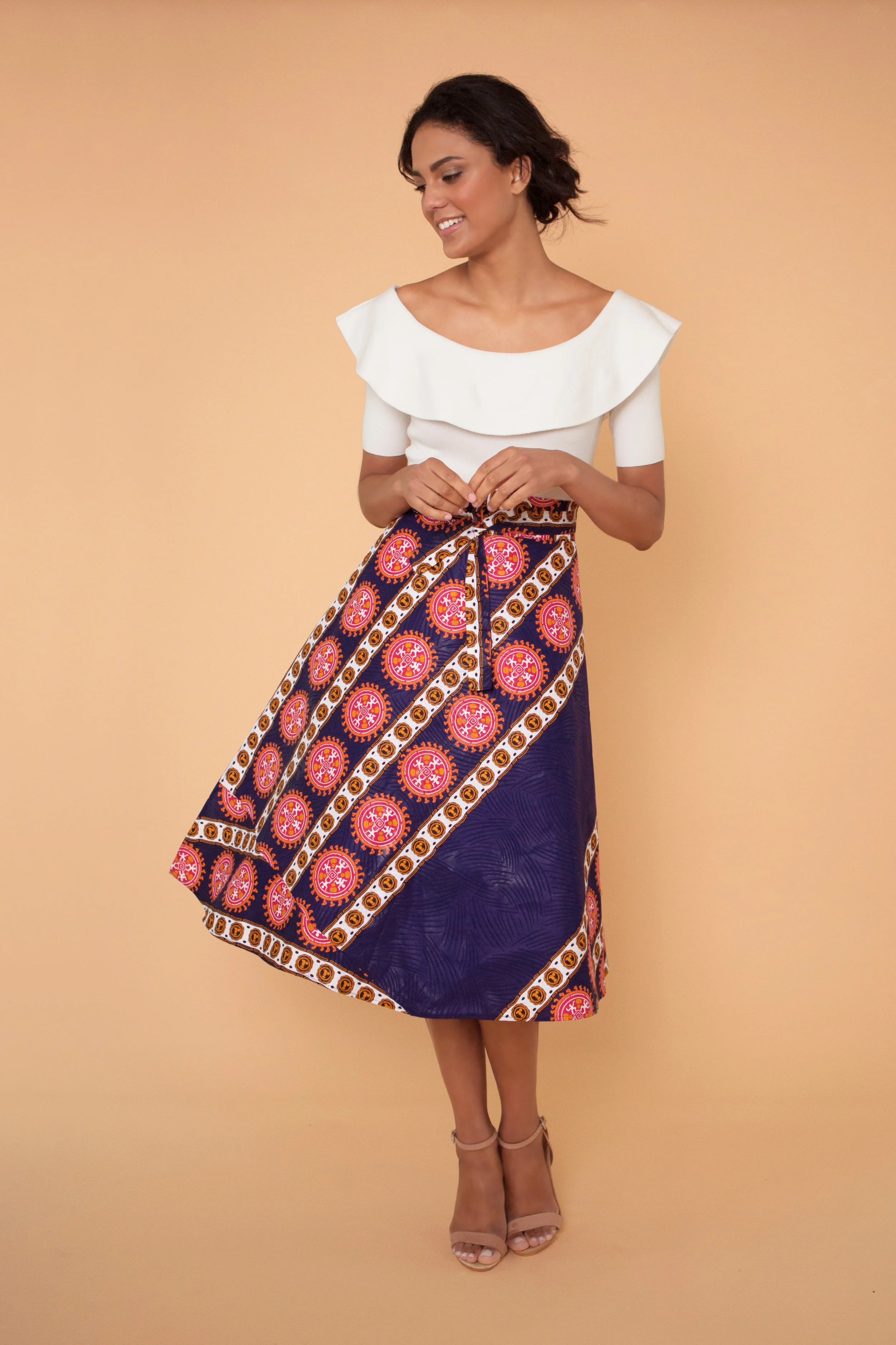 Time Capsule Wrap Skirt