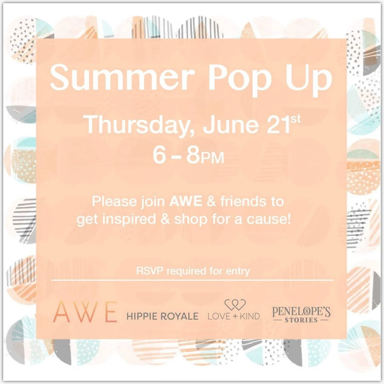 Summer Pop Up