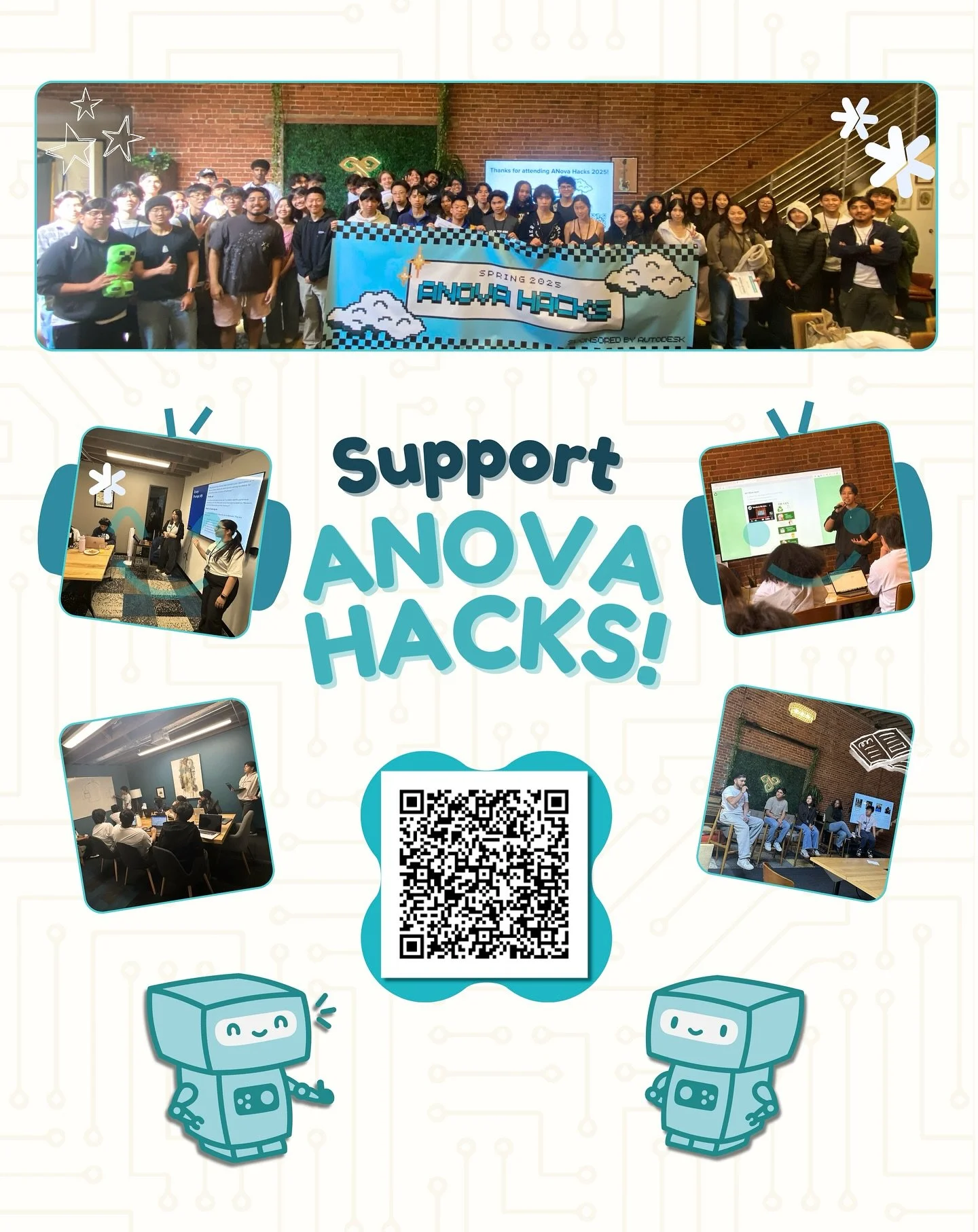 Help support Anova’s annual overnight high school hackathon, Anova Hacks!
ANova is a student-run organization at UC Berkeley which strives to address systemic inequities in tech education. What makes our hackathon special is that most of the s
