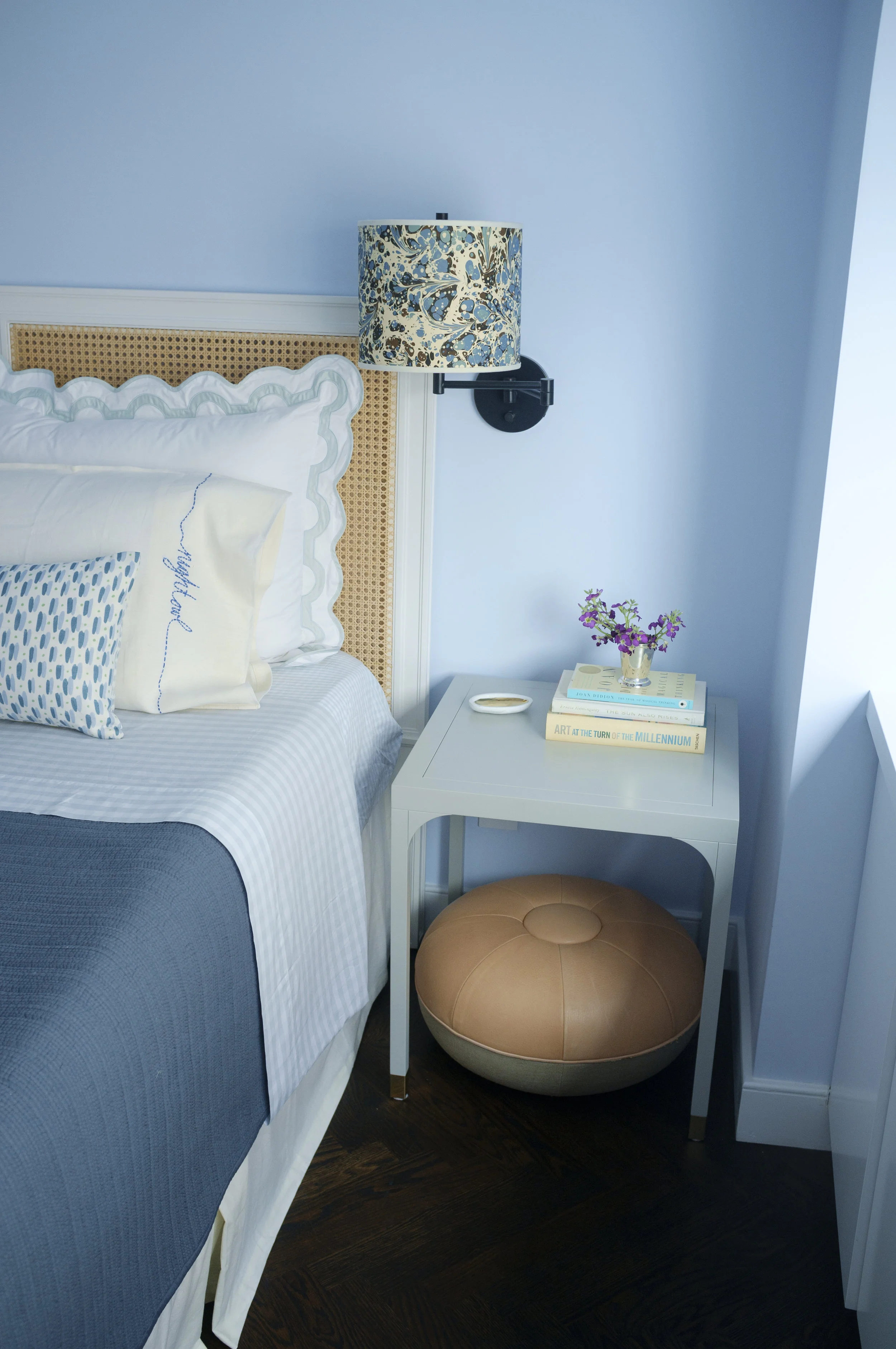 Wythe Side Table, Pewter Paint