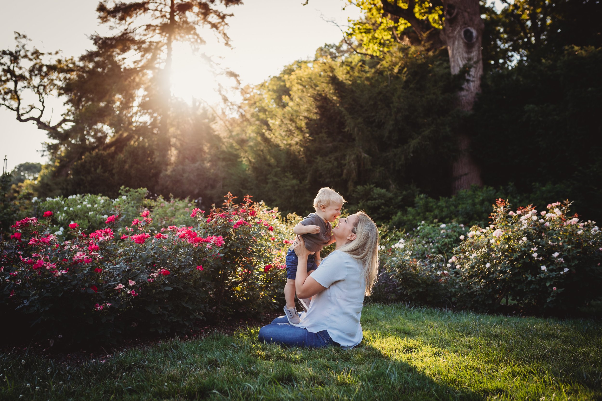 Ambler Family Photography Session at Morris Arboretum with Desiree Hoelzle Photography