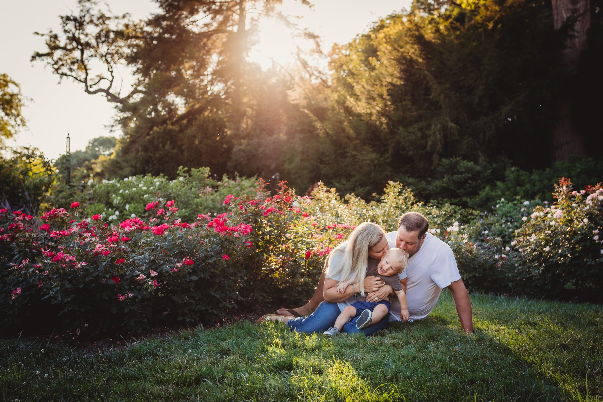 Family Photography Session at Morris Arboretum with Desiree Hoelzle Photography