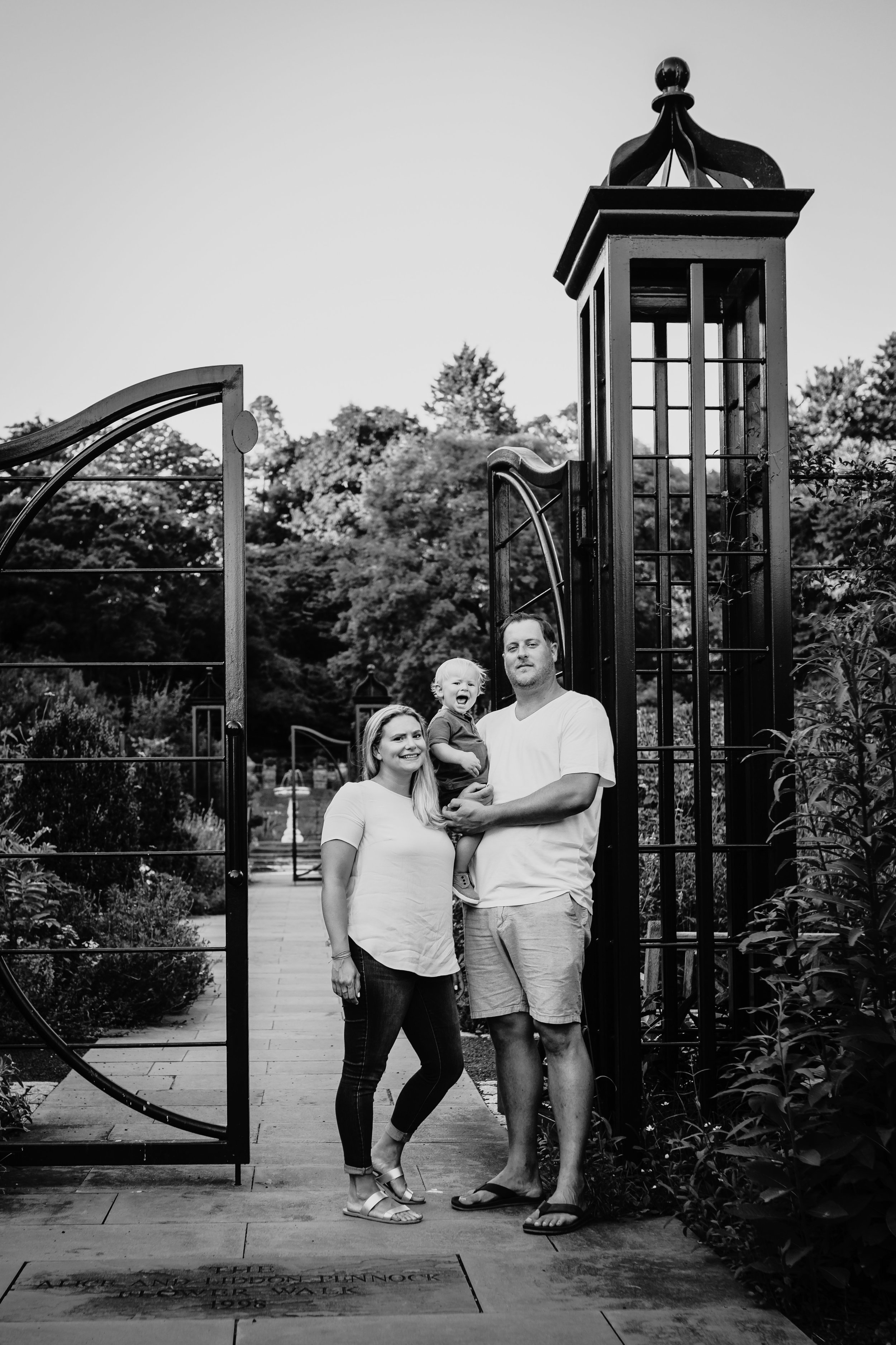 Family Photography Session at Morris Arboretum with Desiree Hoelzle Photography