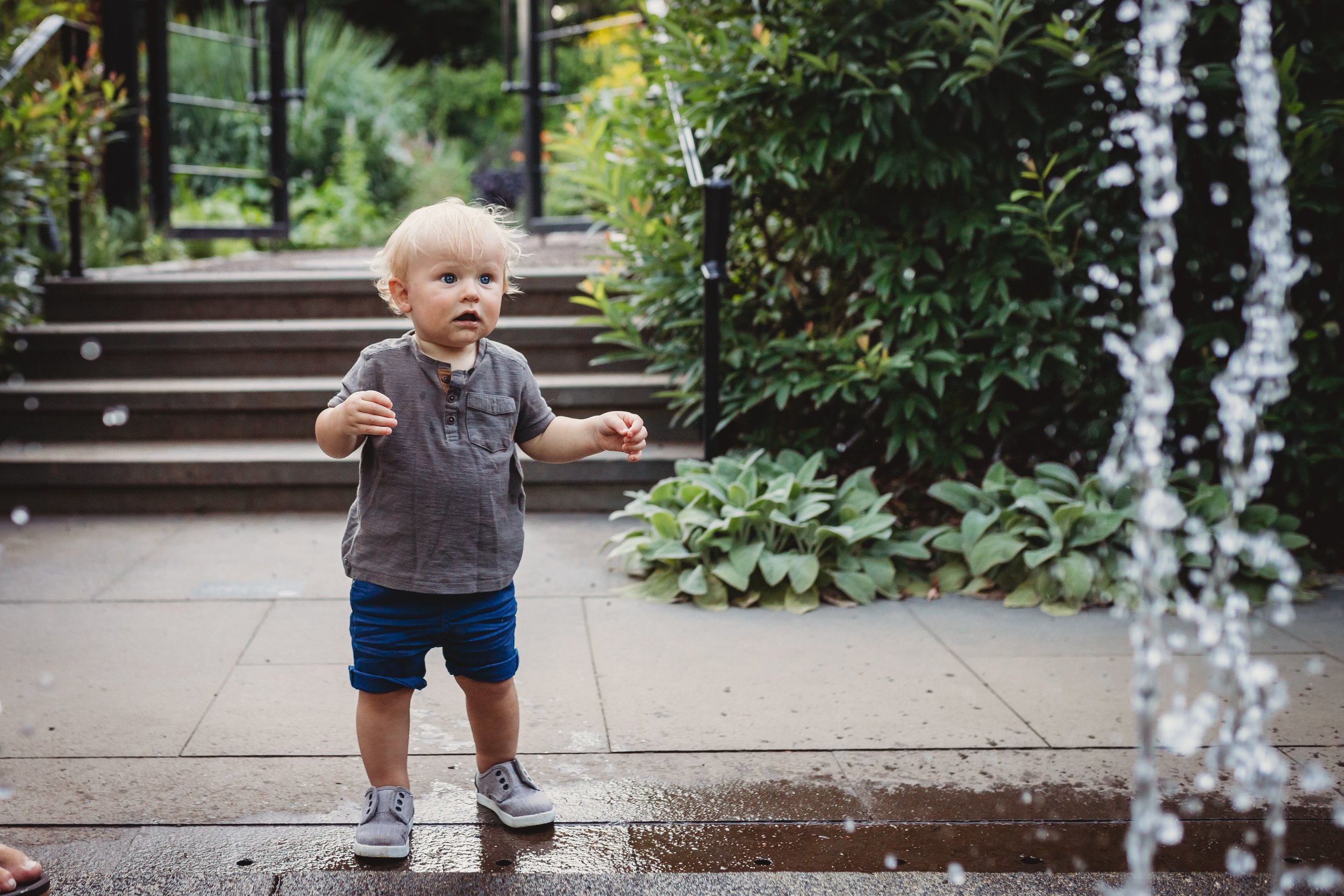 Ambler Family Photographer Desiree Hoelzle Photography First Birthday Photo Shoot at Morris Arboretum