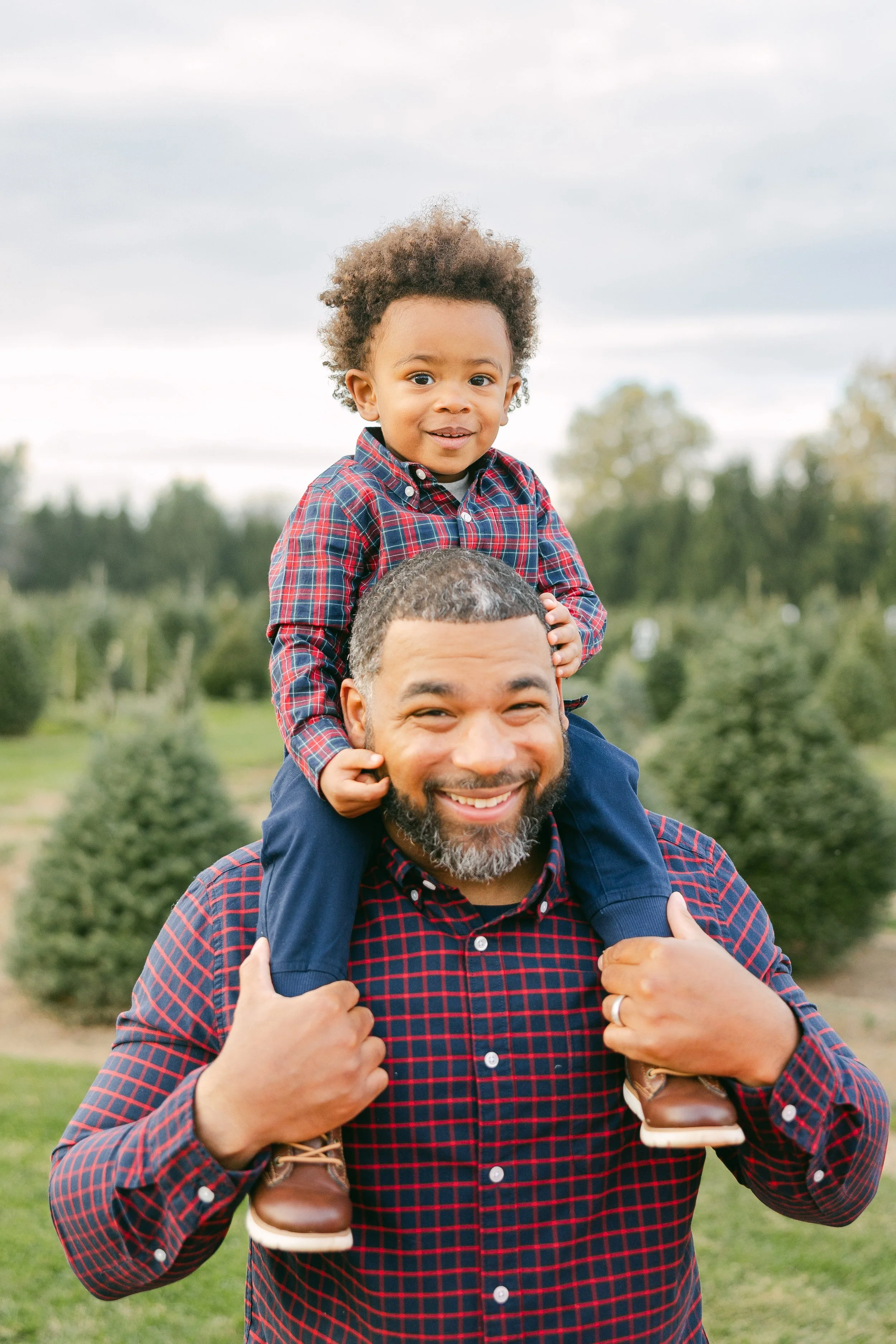 Father and Son Family Holiday Photography
