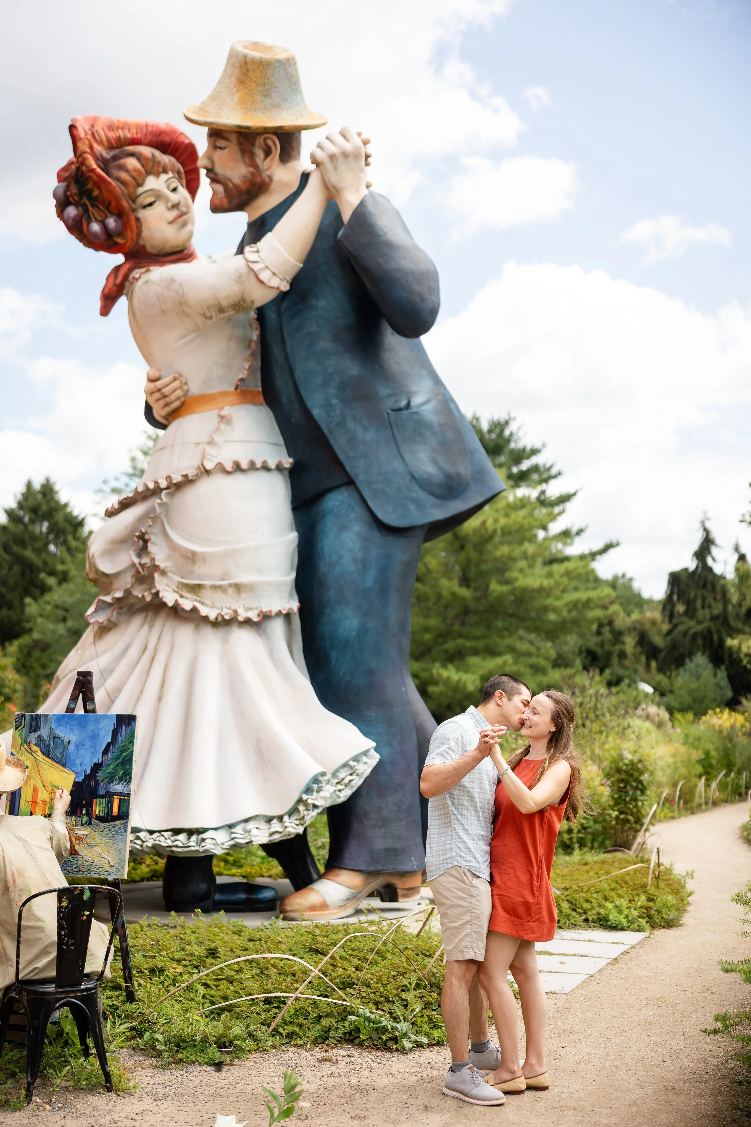 Grounds for Sculpture Engagement Photographer_ Desiree Hoelzle Photography