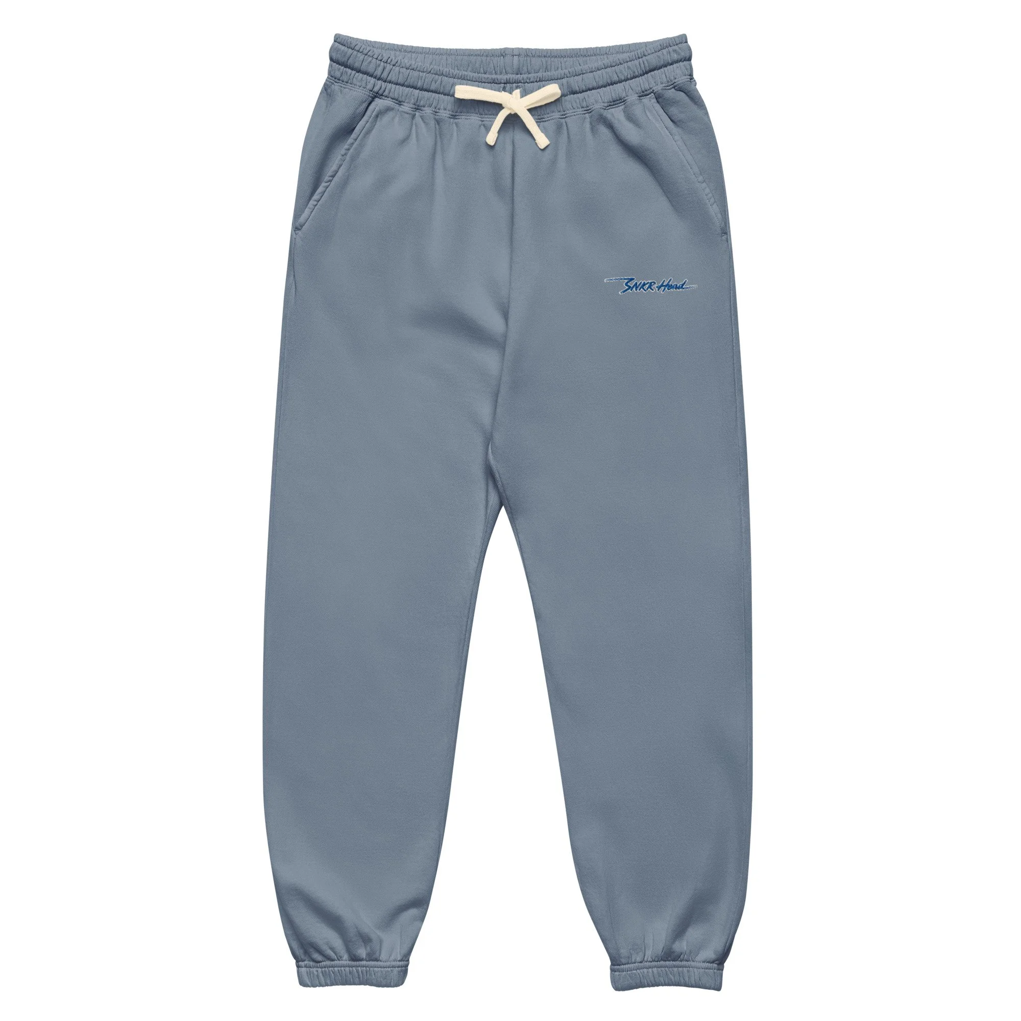unisex-garment-dyed-fleece-sweatpants-blue-jean-front-6a06c069149a5.jpg