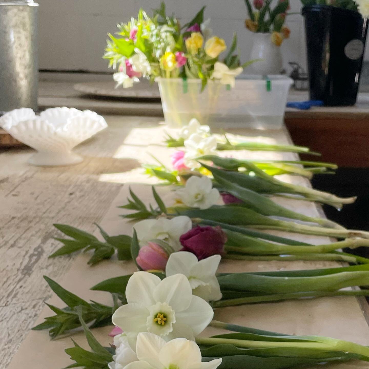 50 May Day orders went out today! I love that we get to be a part of keeping this sweet tradition alive. I see my momma smiling down and hear her stories of May Days from her youth with every bouquet I wrap! #mayday #memoriesofmom #missourigrownflowe