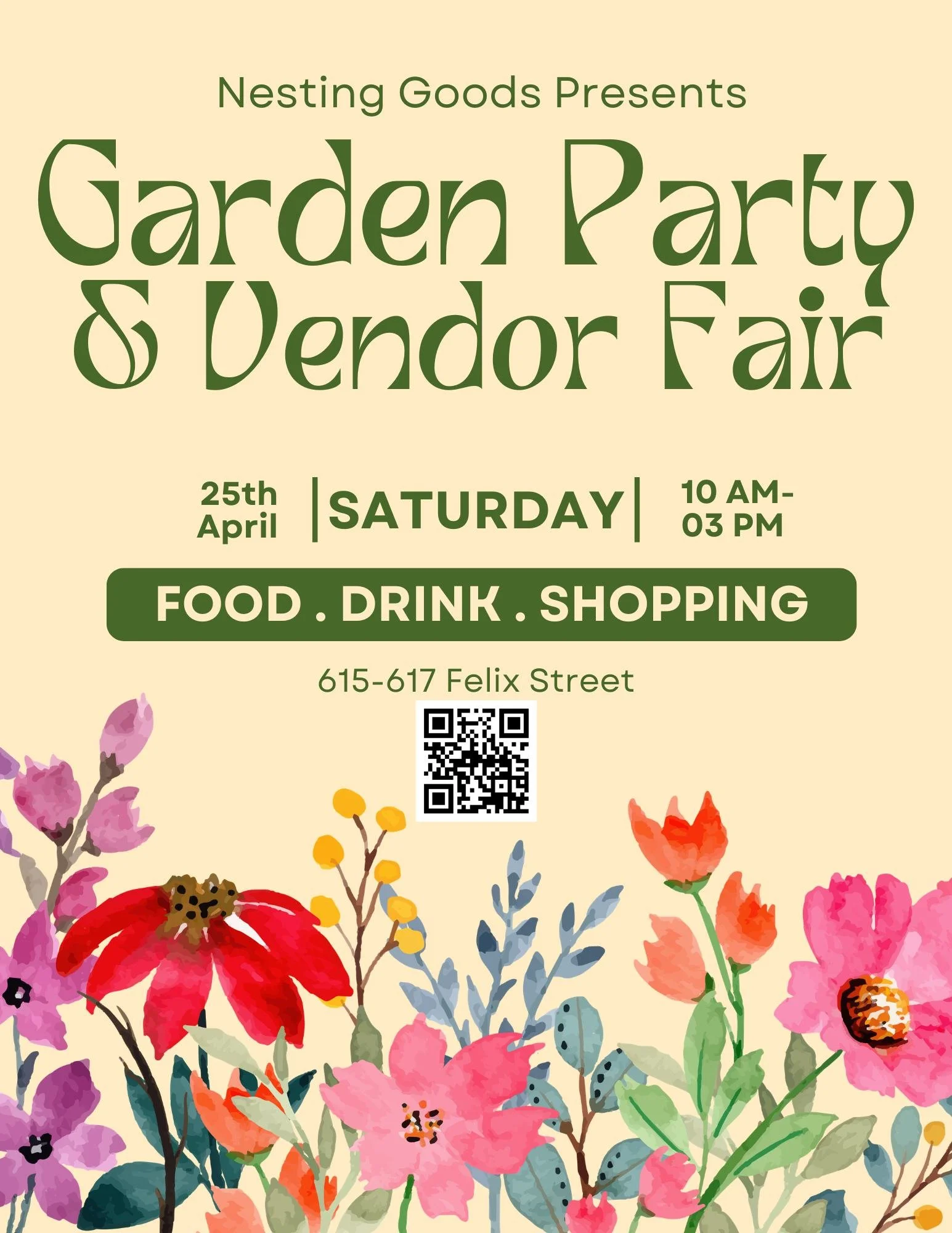 Garden Party at Nesting Goods