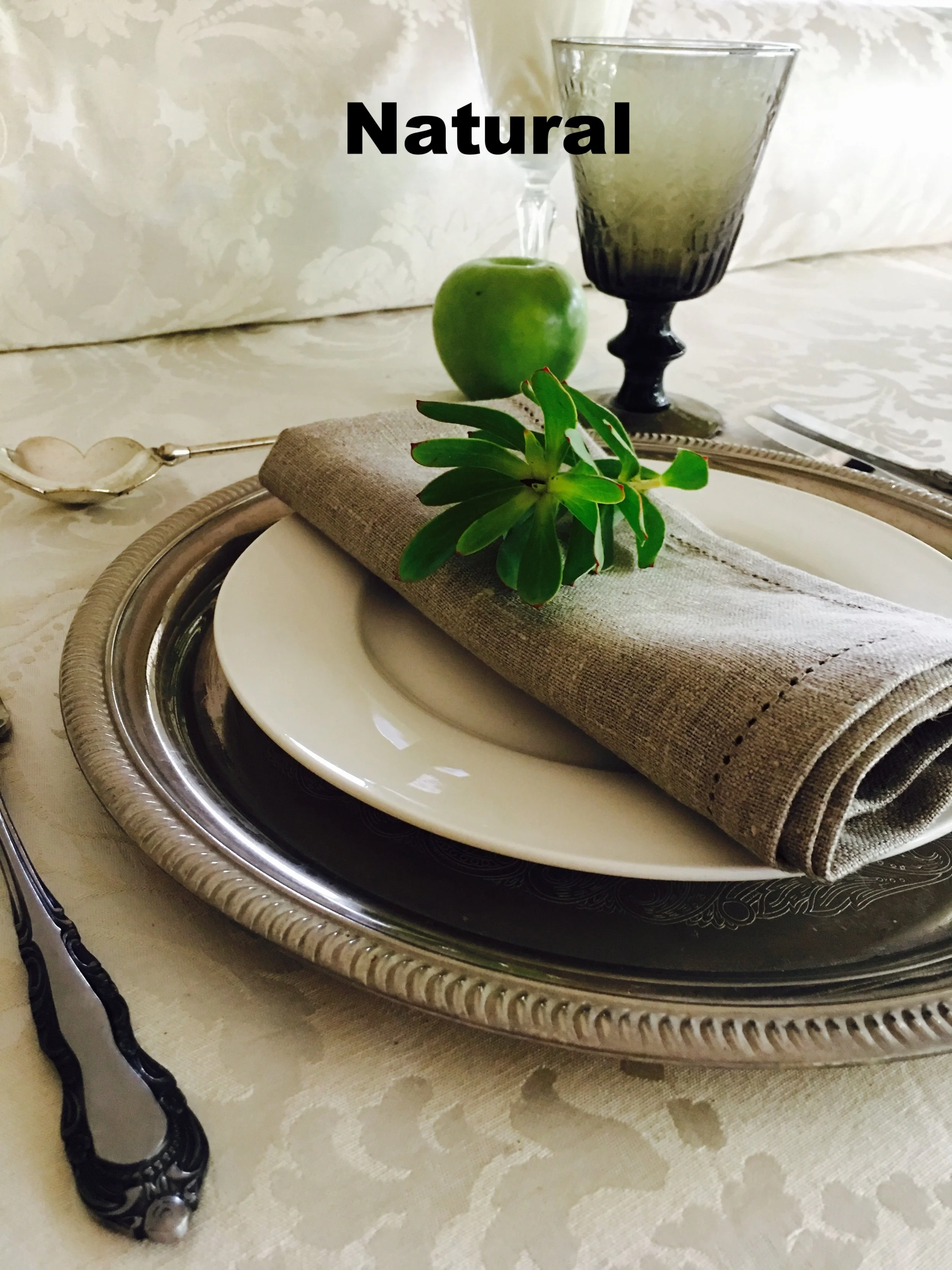 100% natural linen serviette