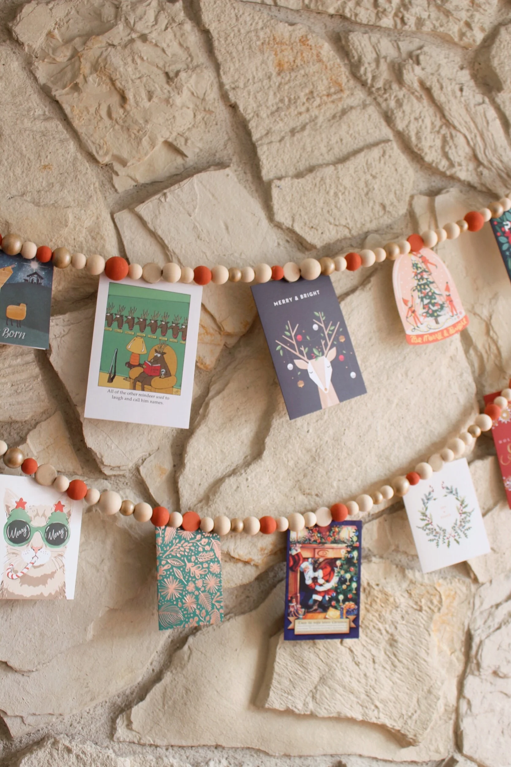 Christmas Card Garland