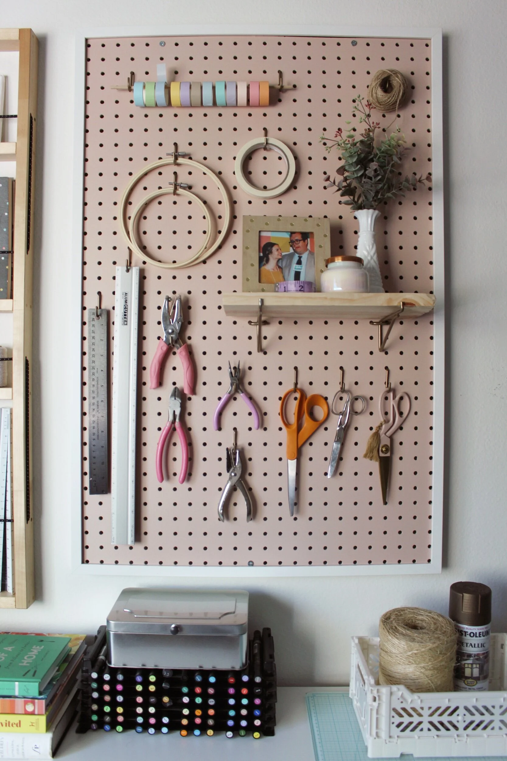 Art Supplies Pegboard