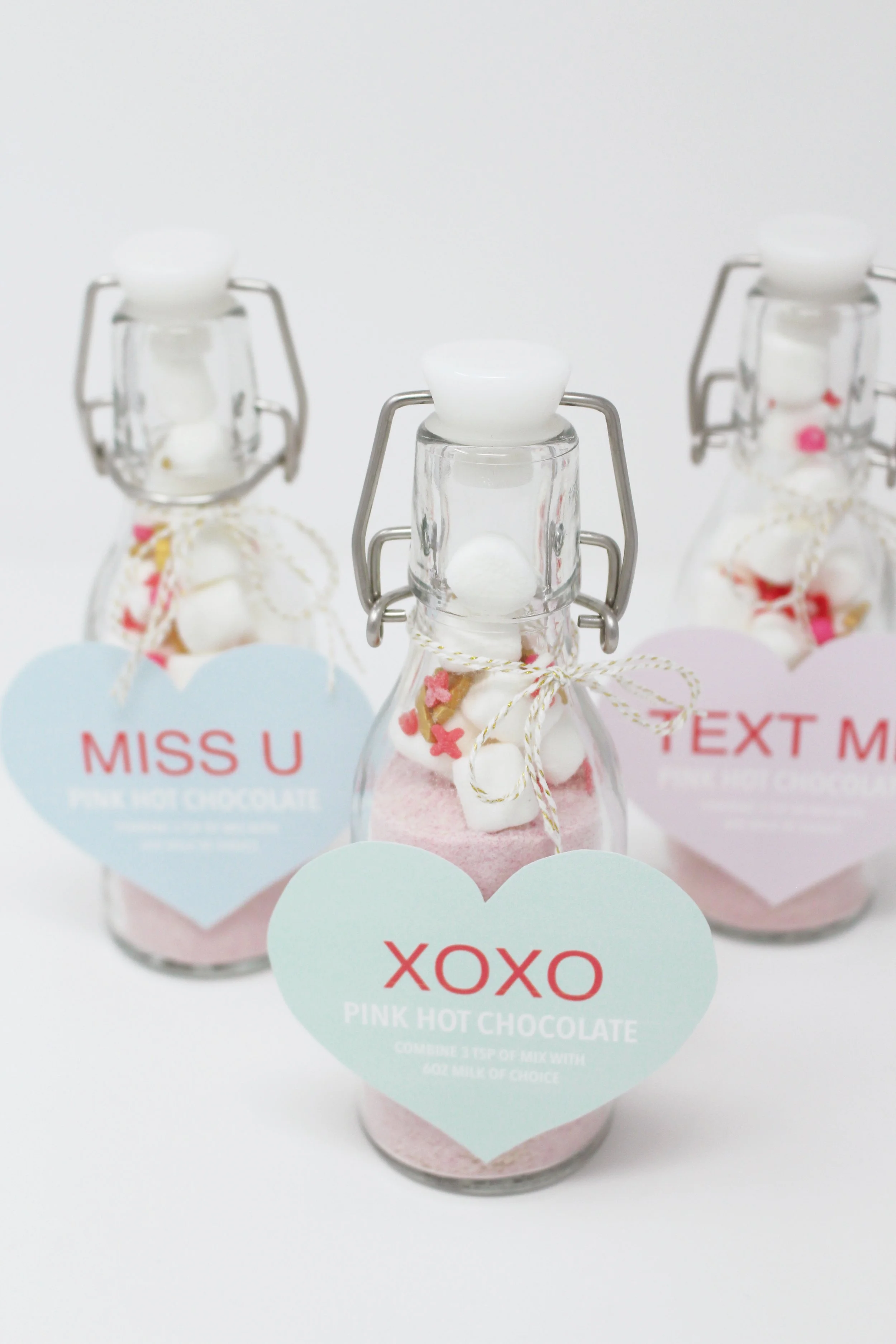 Pink Hot Chocolate Mix (with Valentine Printable!)