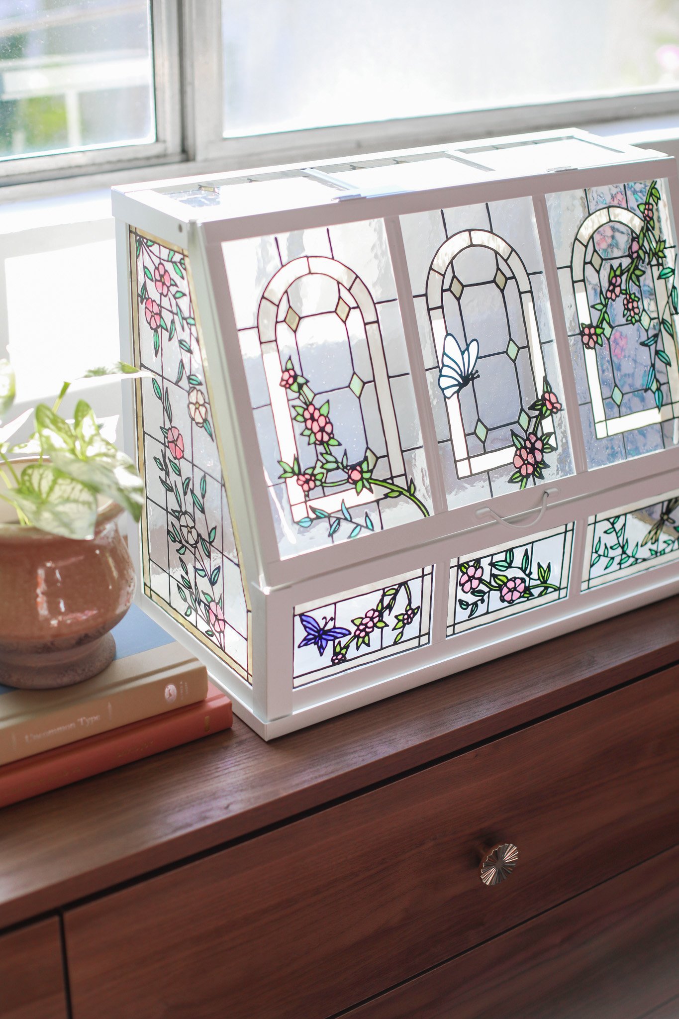 Make a Stained Glass Greenhouse with the IKEA AKERBAR — Entertain the Idea