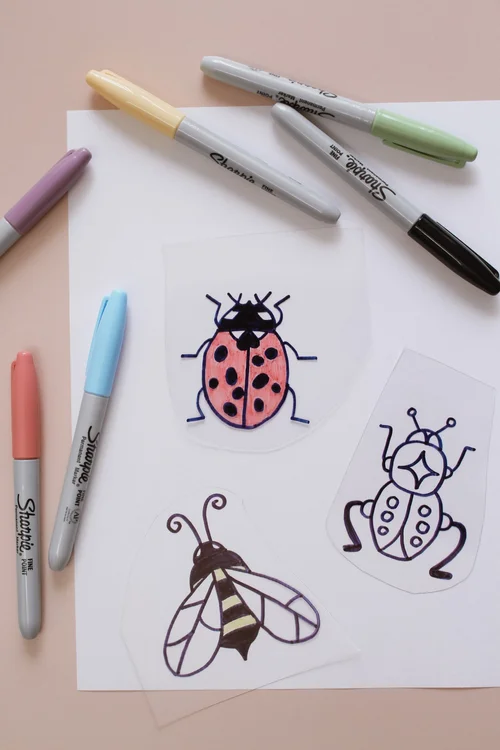 DIY Spring Bug Pins (with Shrinky Dinks) — Entertain the Idea