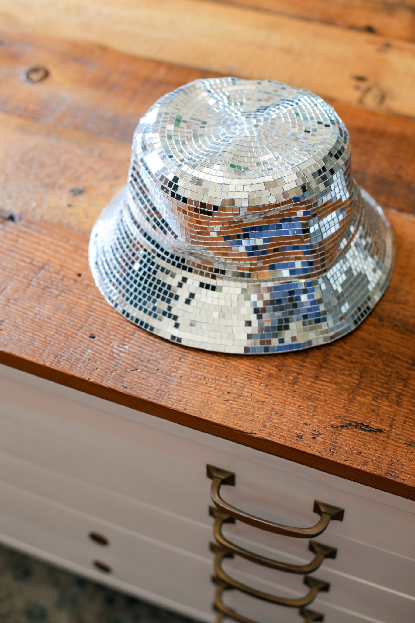 DIY Disco Ball Bucket Hat — Entertain the Idea