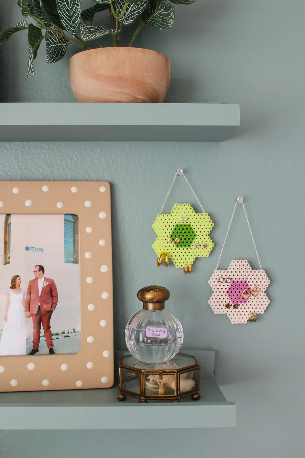 Perler Bead Earring Holder — Entertain the Idea