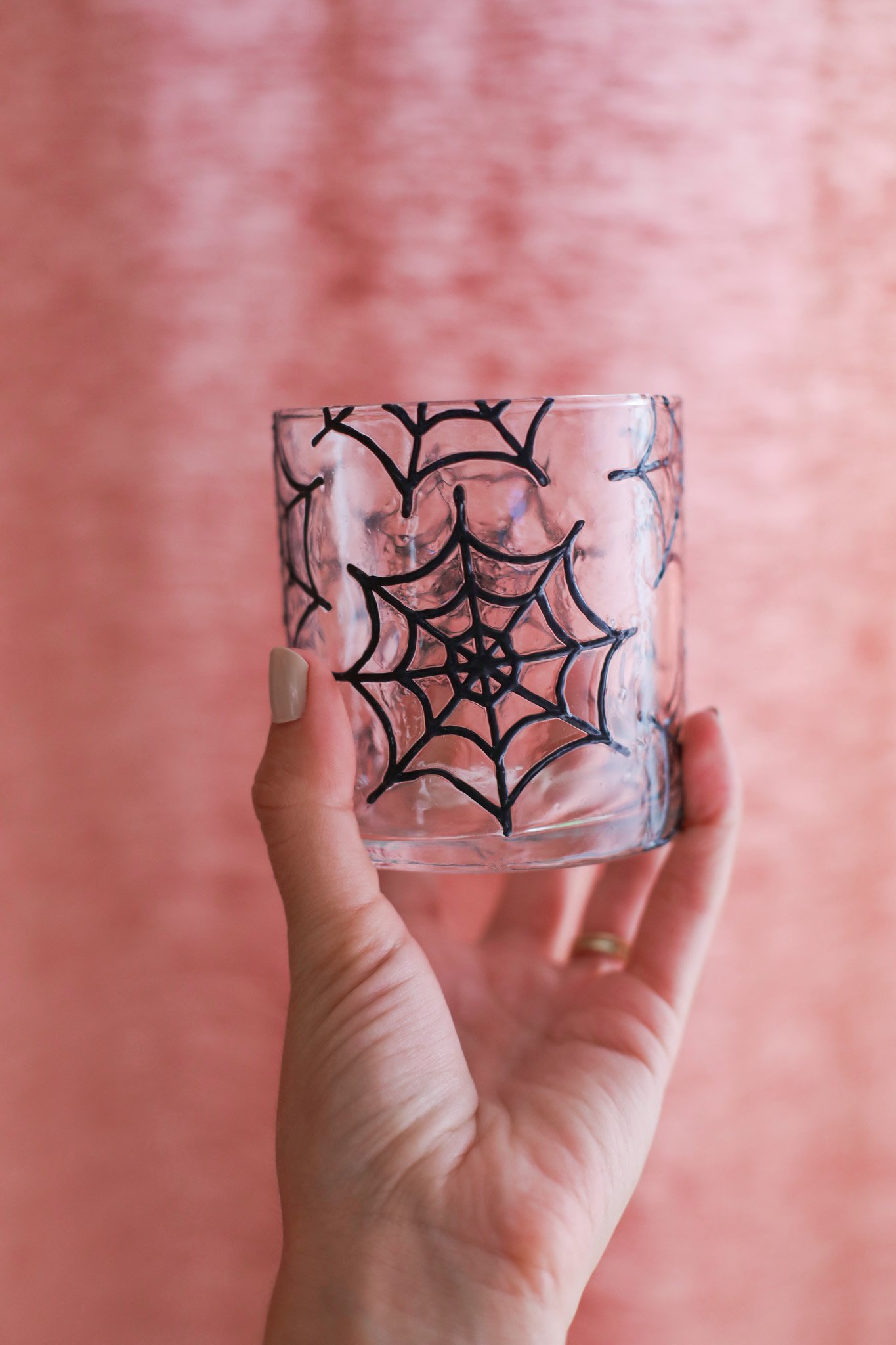 Make a Spiderweb Candle Holder with Gallery Glass — Entertain the Idea