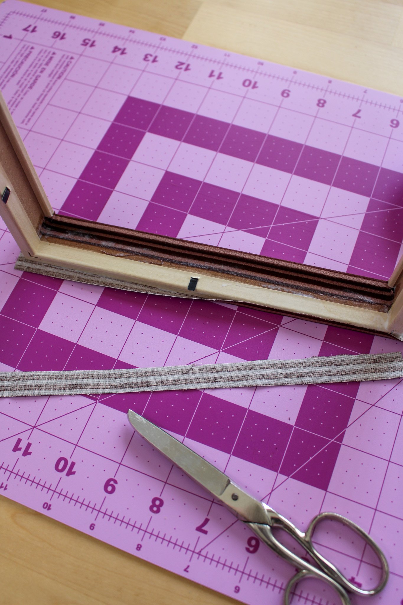 Personalize a Gallery Wall With Fabric Wrapped Frames — Entertain the Idea