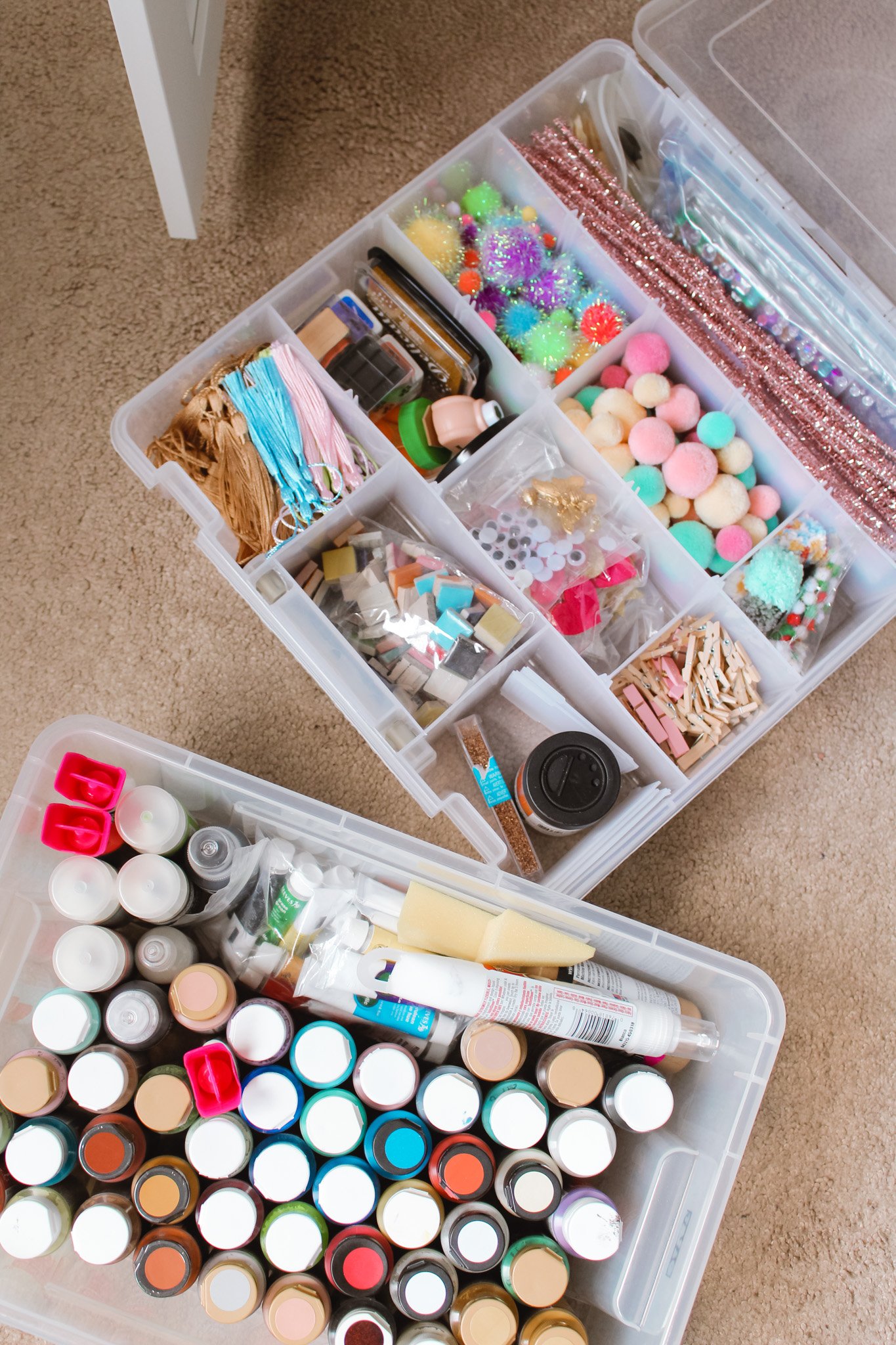 10 brilliant ways to organize your craft supplies