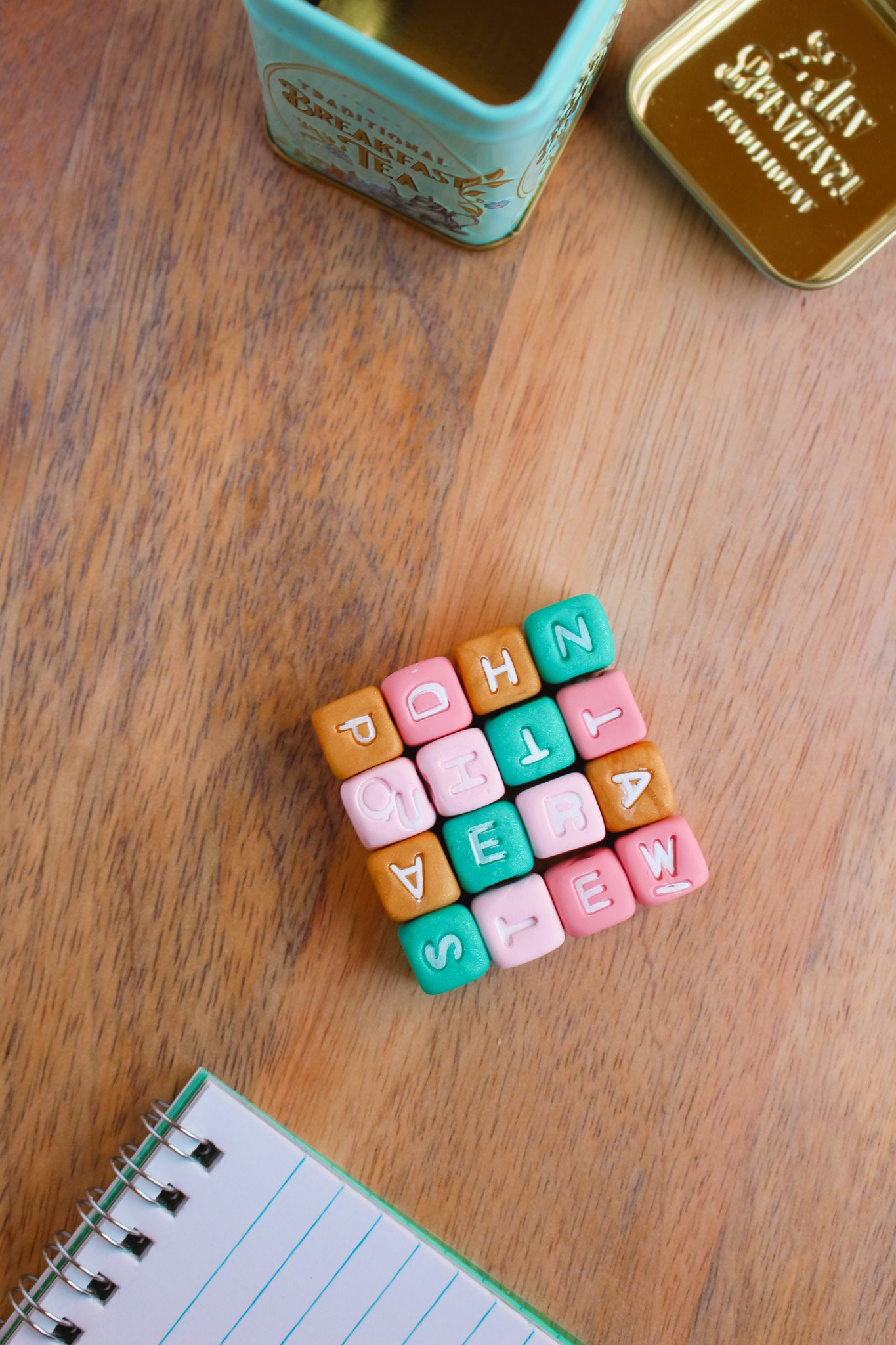 How To Make Your Own Travel Boggle Game (With Polymer Clay) — Entertain the  Idea