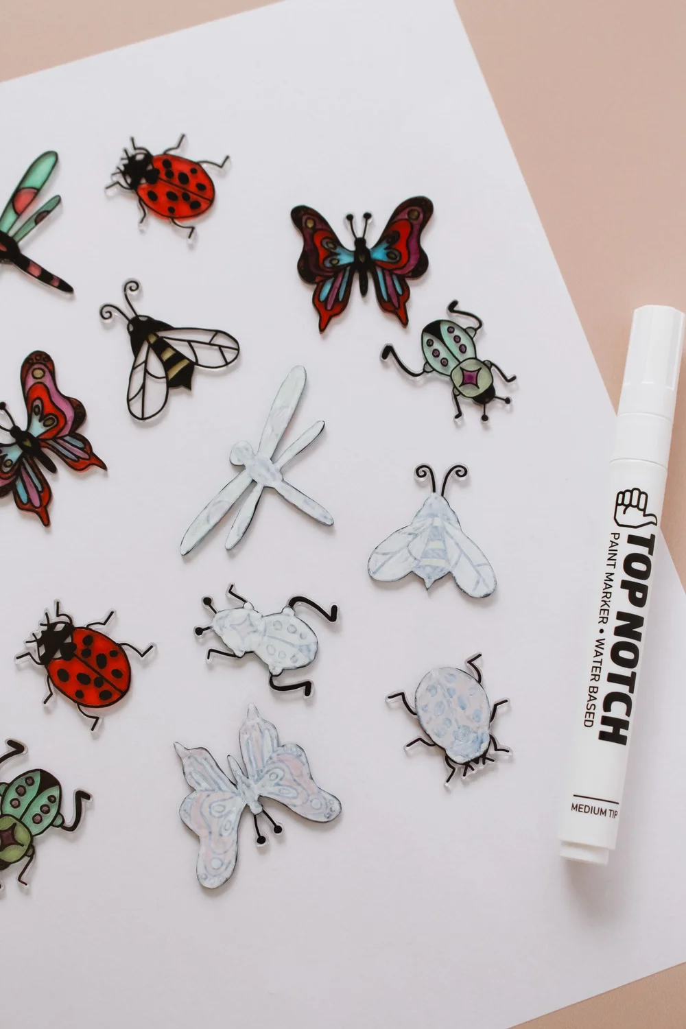 DIY Spring Bug Pins (with Shrinky Dinks) — Entertain the Idea