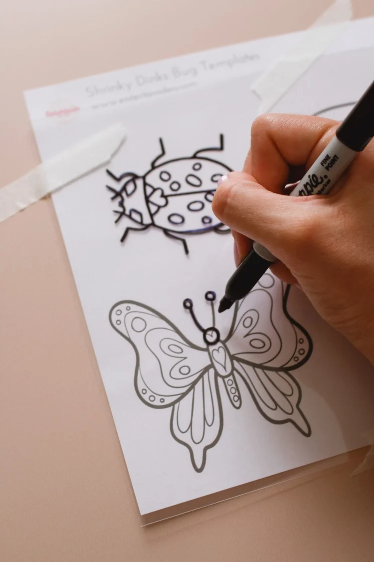 DIY Spring Bug Pins (with Shrinky Dinks) — Entertain the Idea