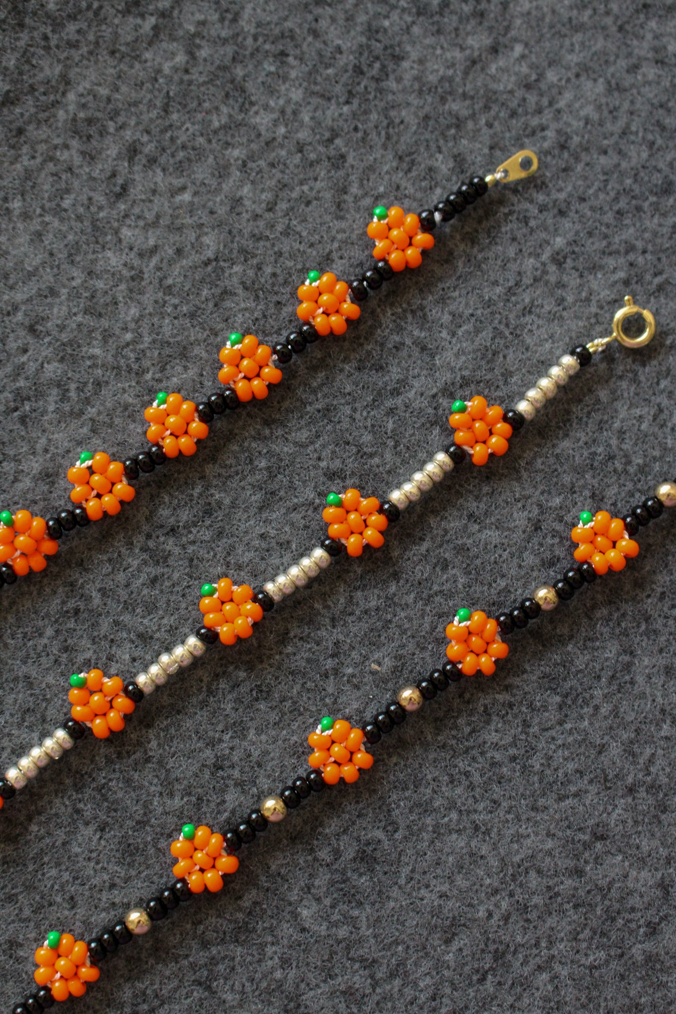 DIY Pumpkin Beaded Bracelet — Entertain the Idea