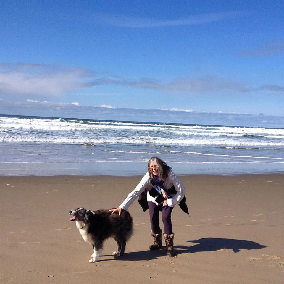 Two of my good friends! Randi Love is an amazing therapist and of course that makes her one of my best friends to talk with while walking my other Beast Friend- Roscoe T. on Manzanita Beach. I am so grateful to Randi for listening and providing me with her insights!