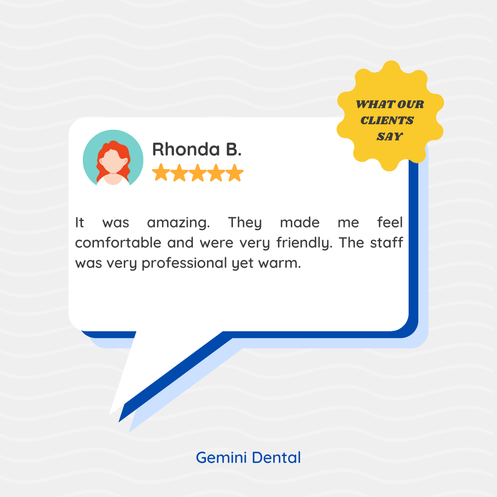 Dr. Genco & staff are the best!Clean, fun, professional & thorough — Gemini  Dental