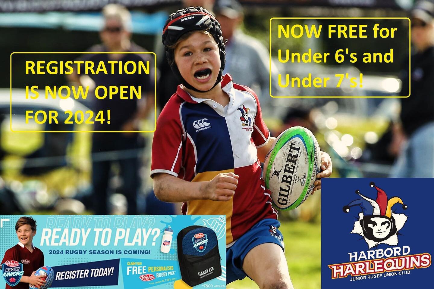 2024 Registrations Now Open!

Big news, we&rsquo;re pleased to announce that the U6&rsquo;s and U7&rsquo;s will be FREE to register this year!

Also, our friends @wearewahu will again be supplying ALL U6, U7 and U8 Players, a FREE personalized WAHU @