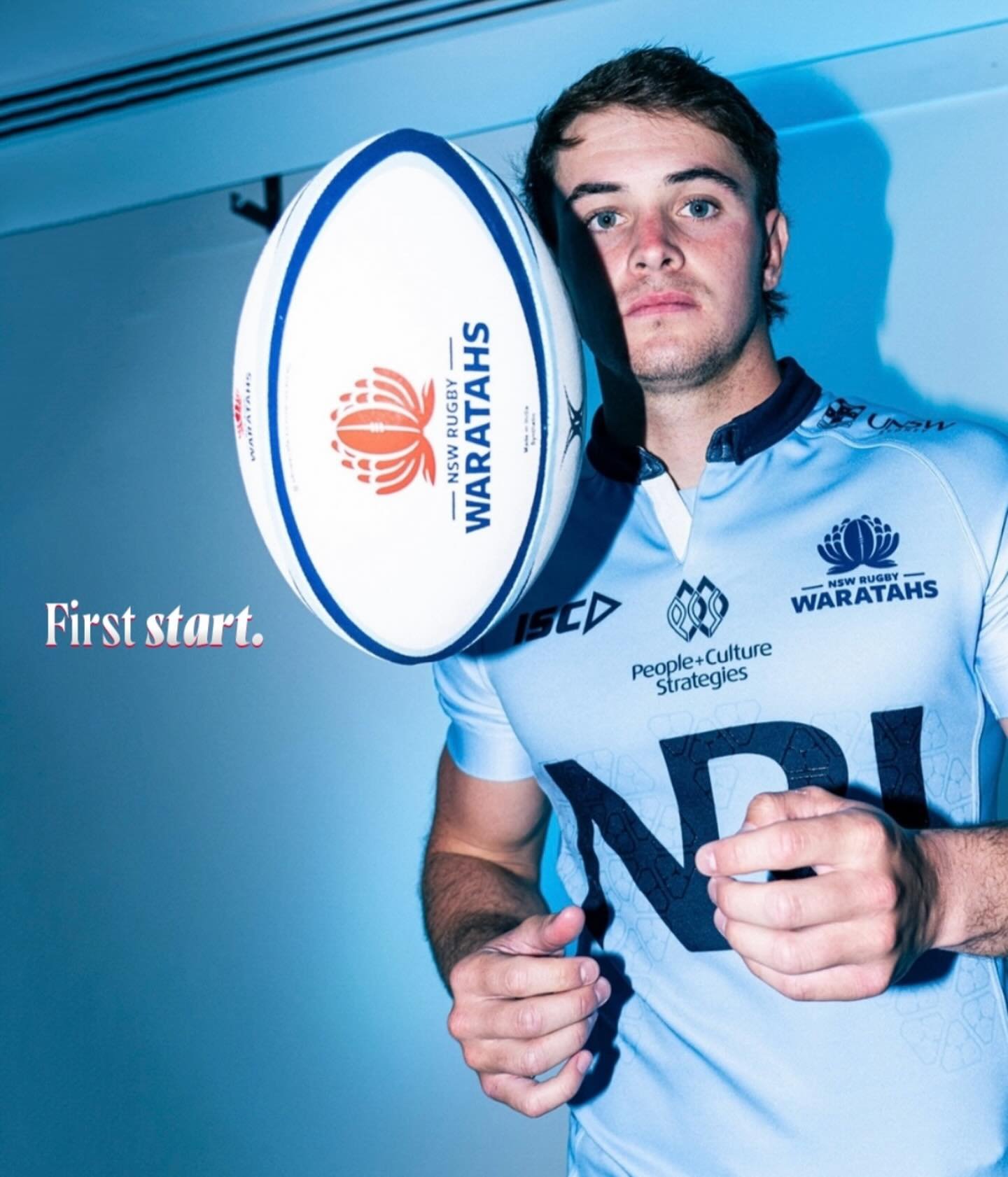 Good luck for your first @superrugby start Teddy. All the @harbordharlequinsrugbyclub are looking forward to cheering the @nswwaratahs on tonight and in person next week at home. 

#rugby