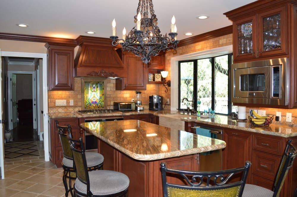 Kitchen renovation with island