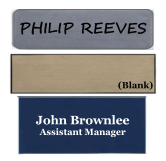 General Plastic Name Badges