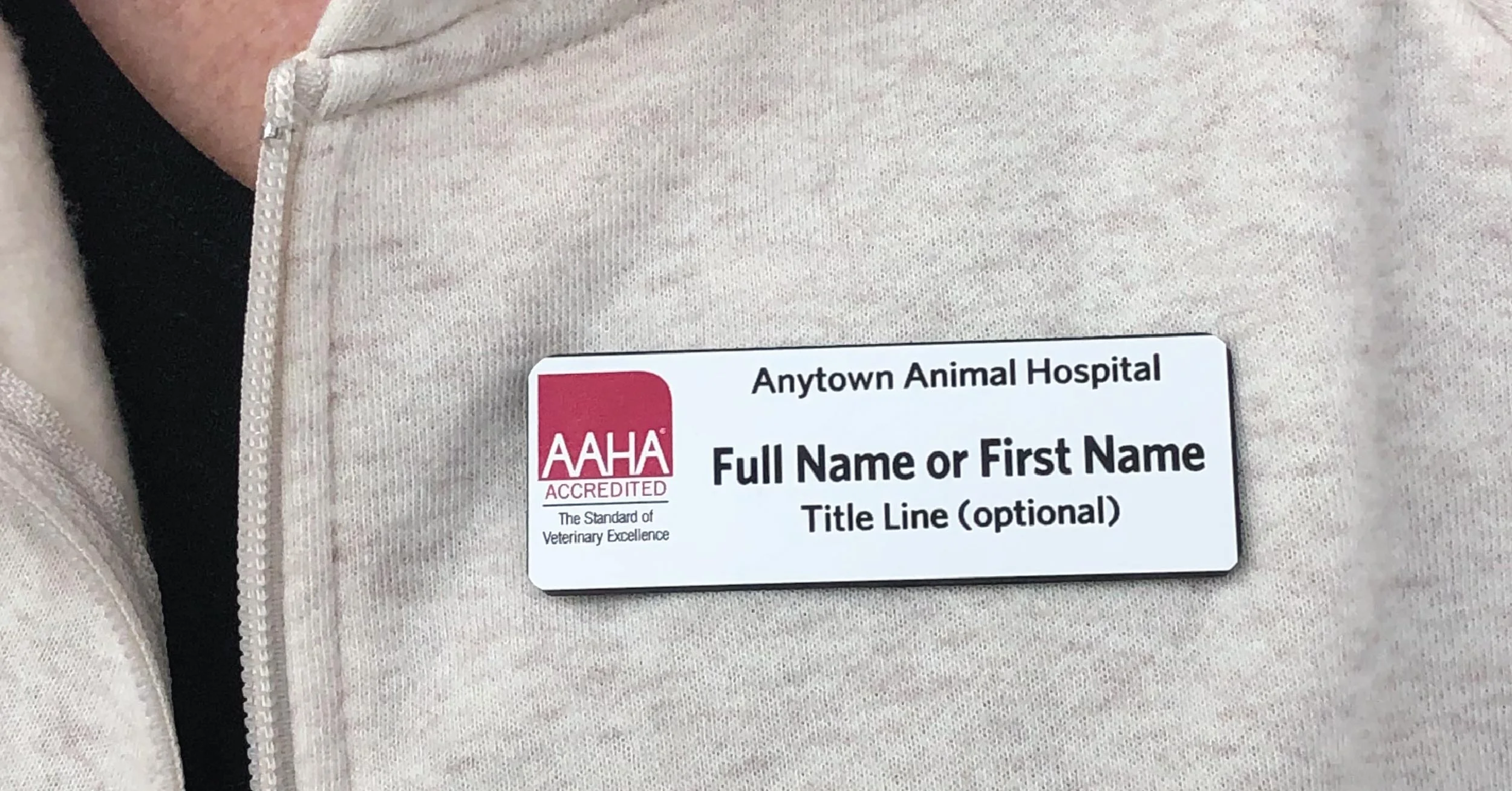 AAHA Style B Badge Starting at just $5.25 Each