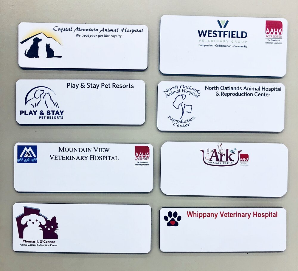 Veterinary Name Badges — Recognition Center - Engraved Name Badges, Signs,  Awards, & Promotional Products