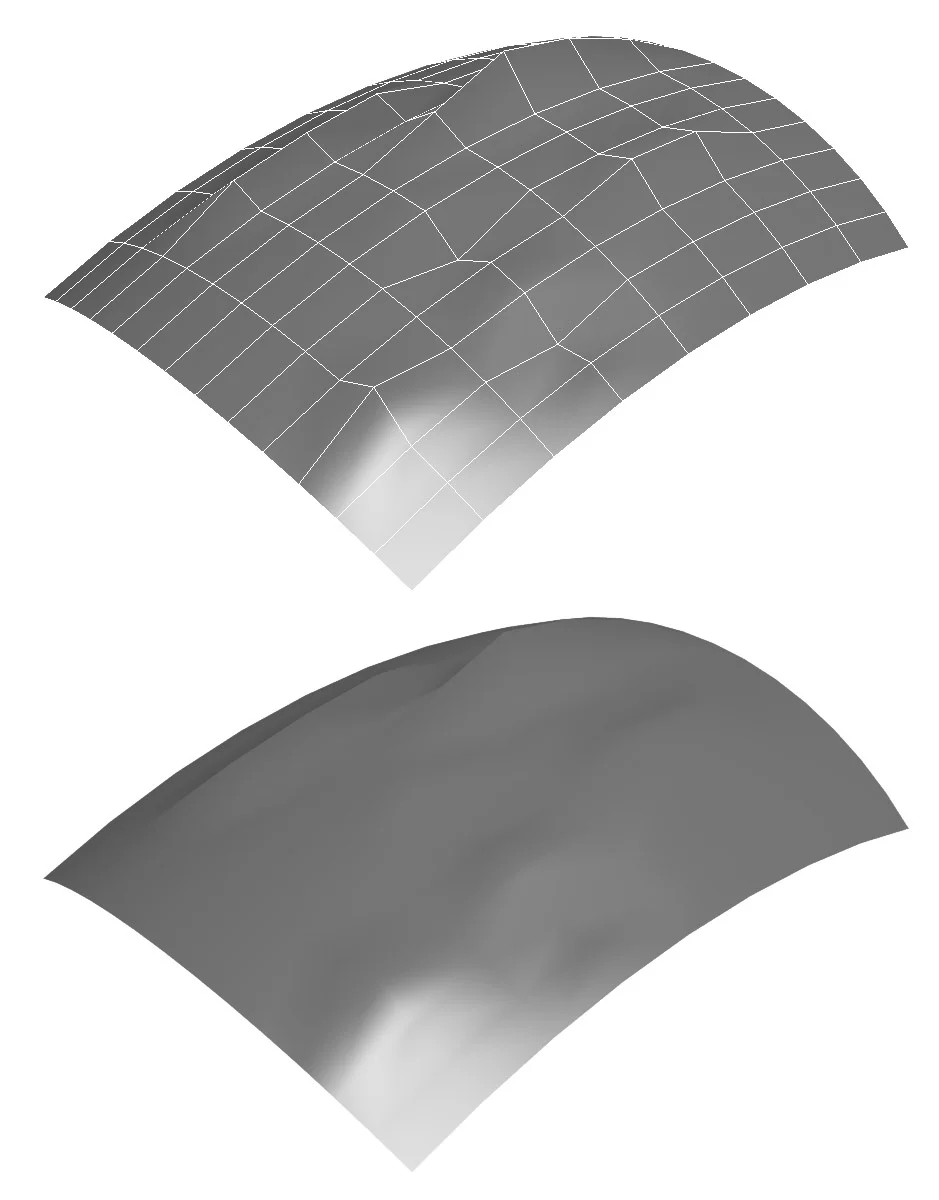 3D Modeling Artifacts Flow Check Reflection Map Zebra Stripe