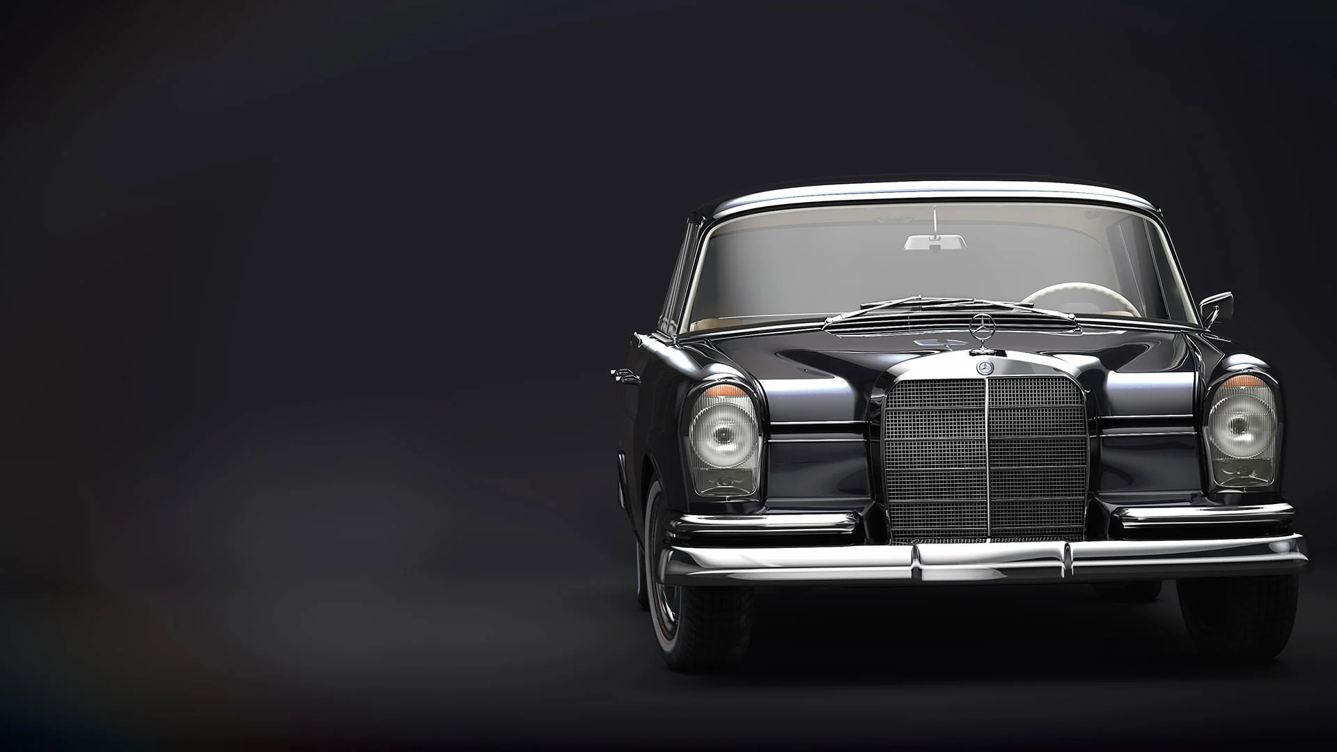 Mercedes Fintail W111 1965 Automotive Renders 1