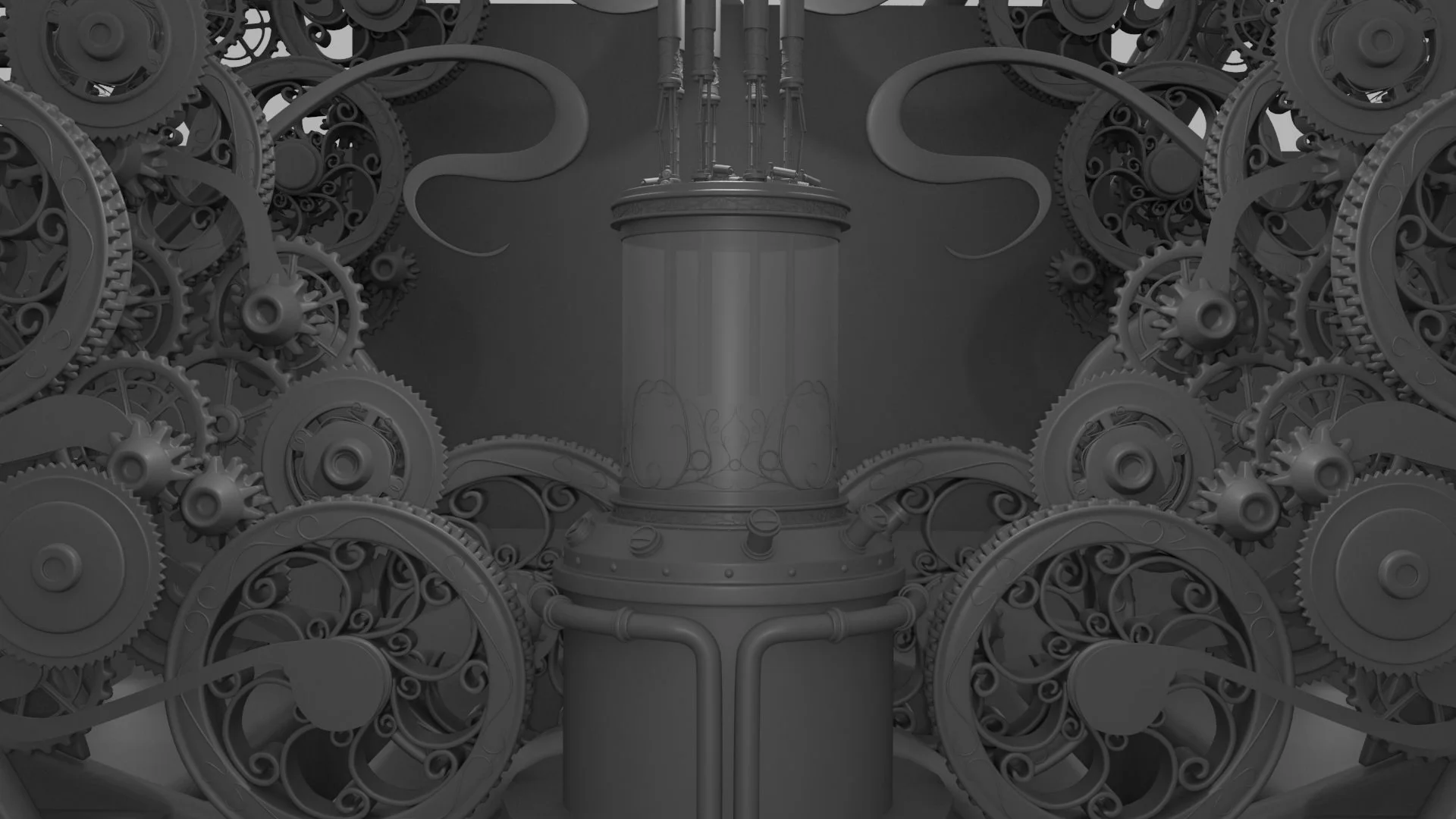 Radioactive Giant Animation Clay Render 2
